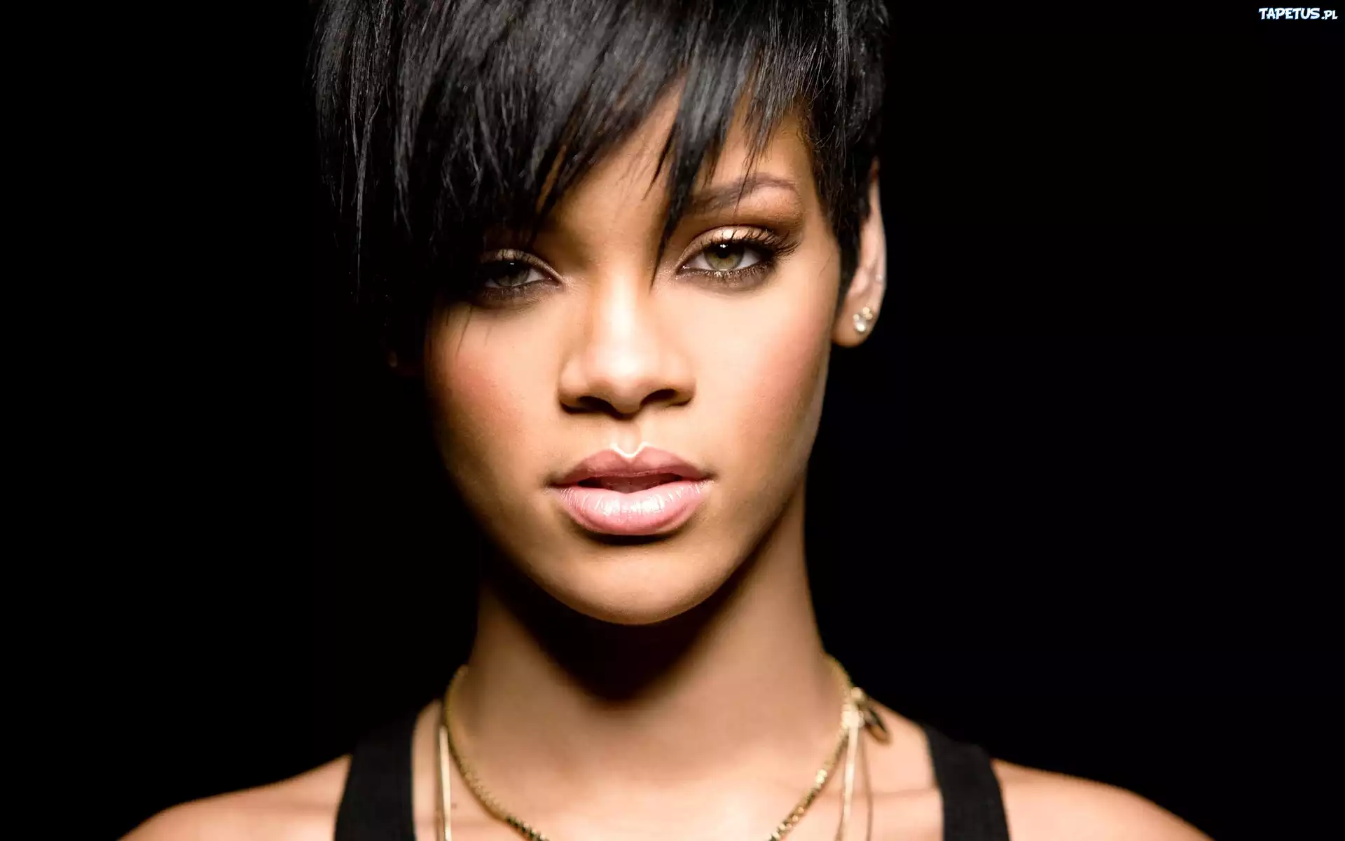 Robyn, Rihanna, Fenty, Zbliżenie, Czarne, Tło
