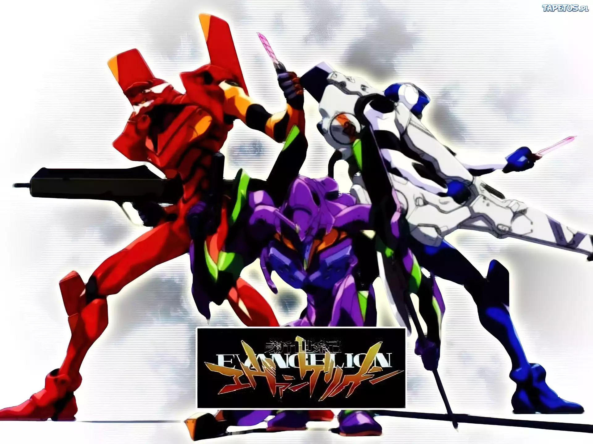 Neon Genesis Evangelion, postacie, napis