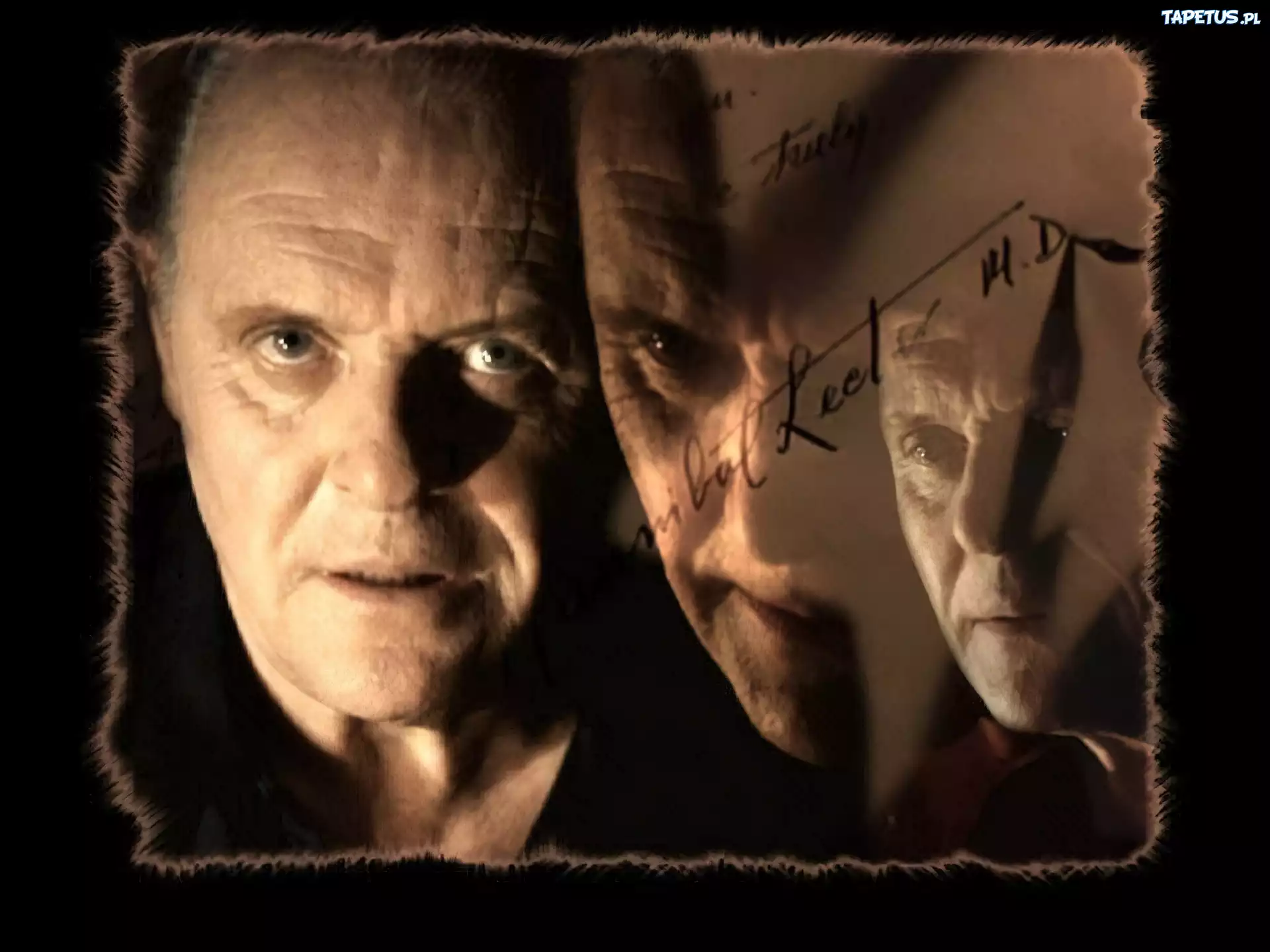 Anthony Hopkins,twarze, oczy
