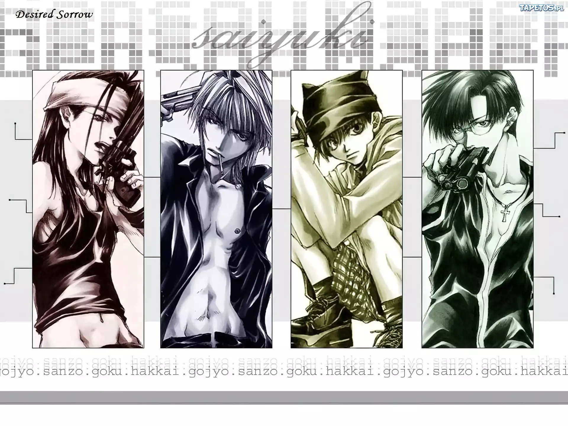 Saiyuki, ludzie, portret