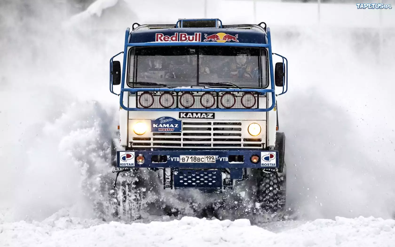 Rajdowy, Kamaz, Śnieg