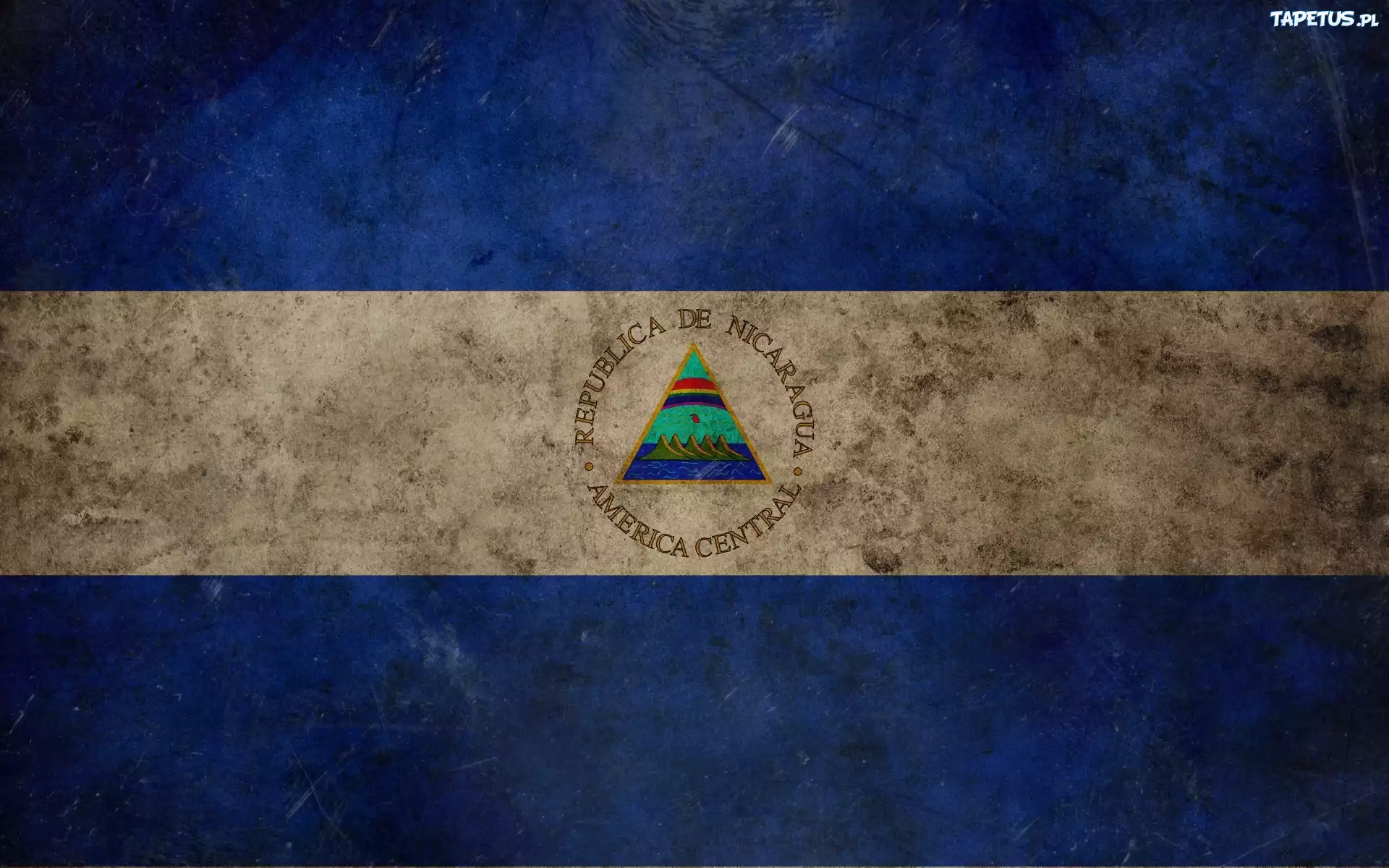 Flaga, Nikaragua