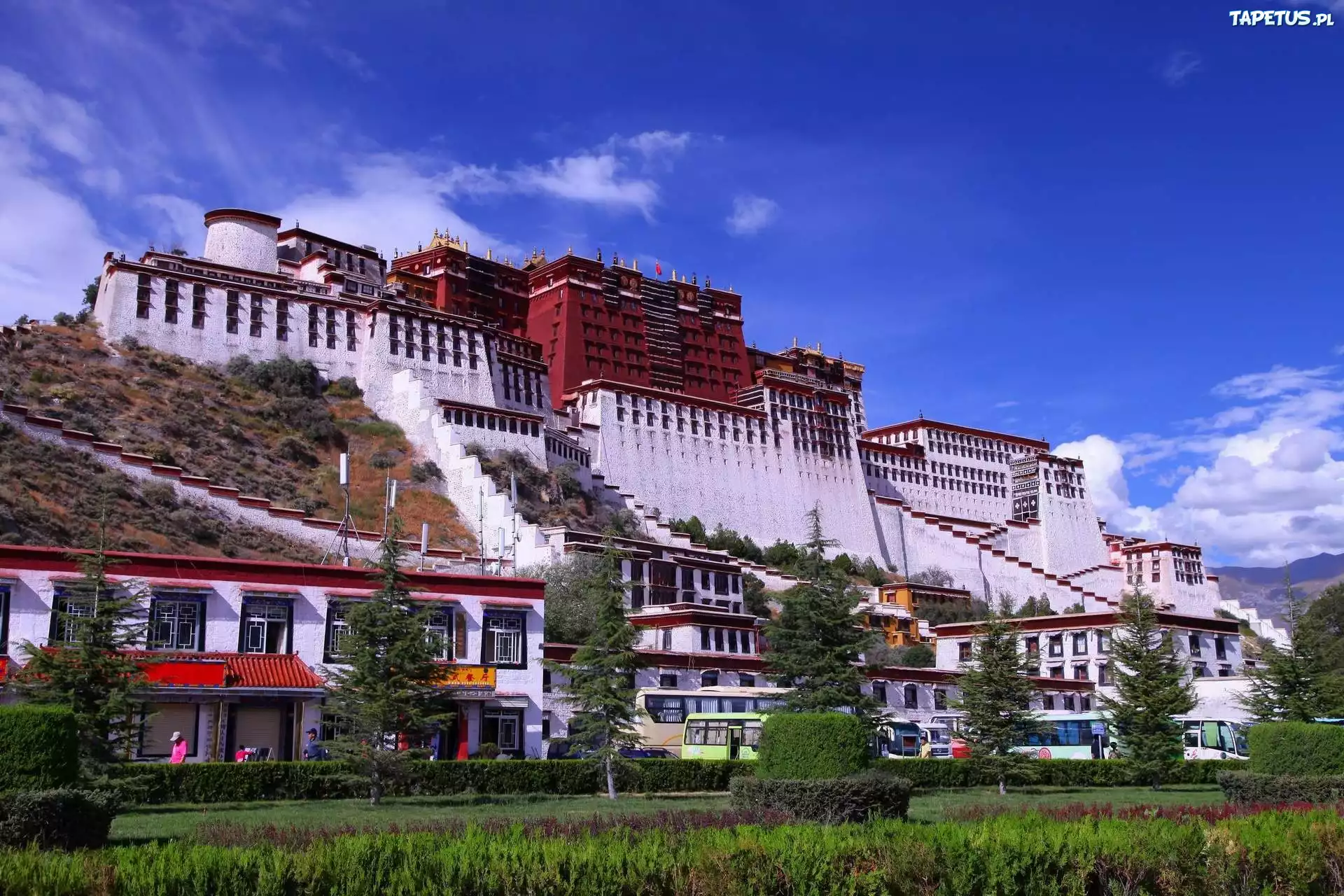 Tybet, Lhasa, Pałac, Potala