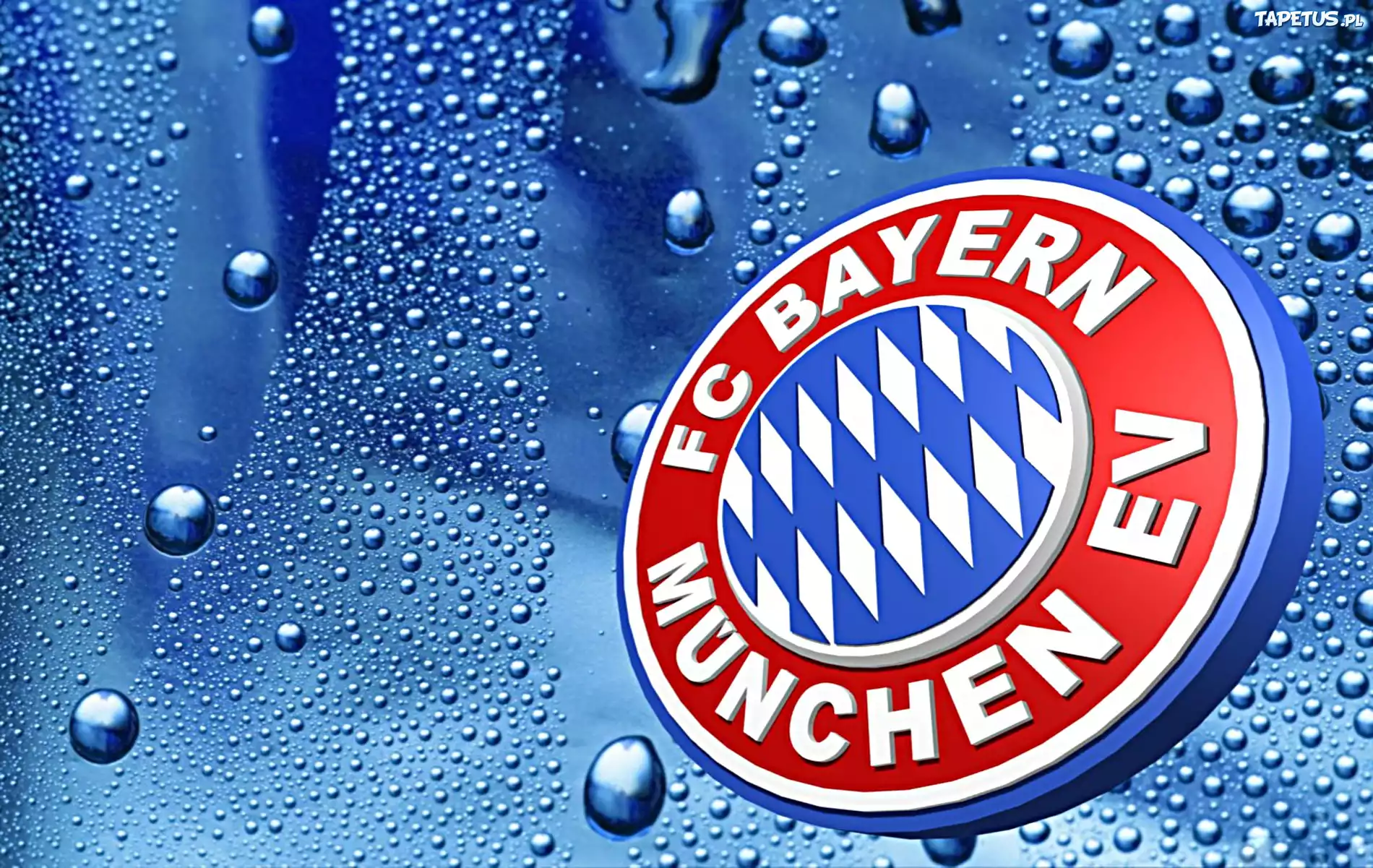 Bayern Monachium, piłka nożna, sport, woda, krople