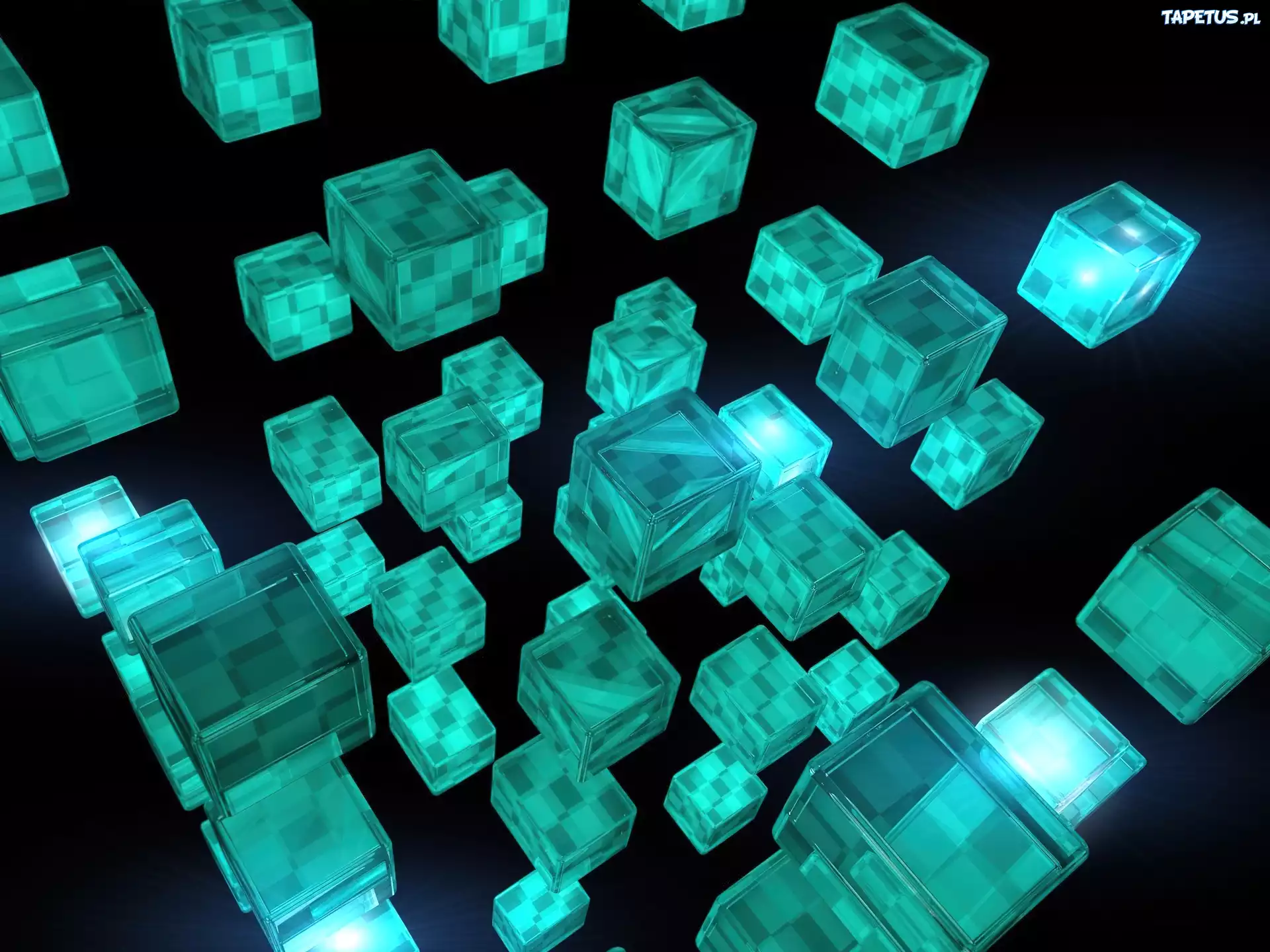 Cube, 3D, Wektorowa
