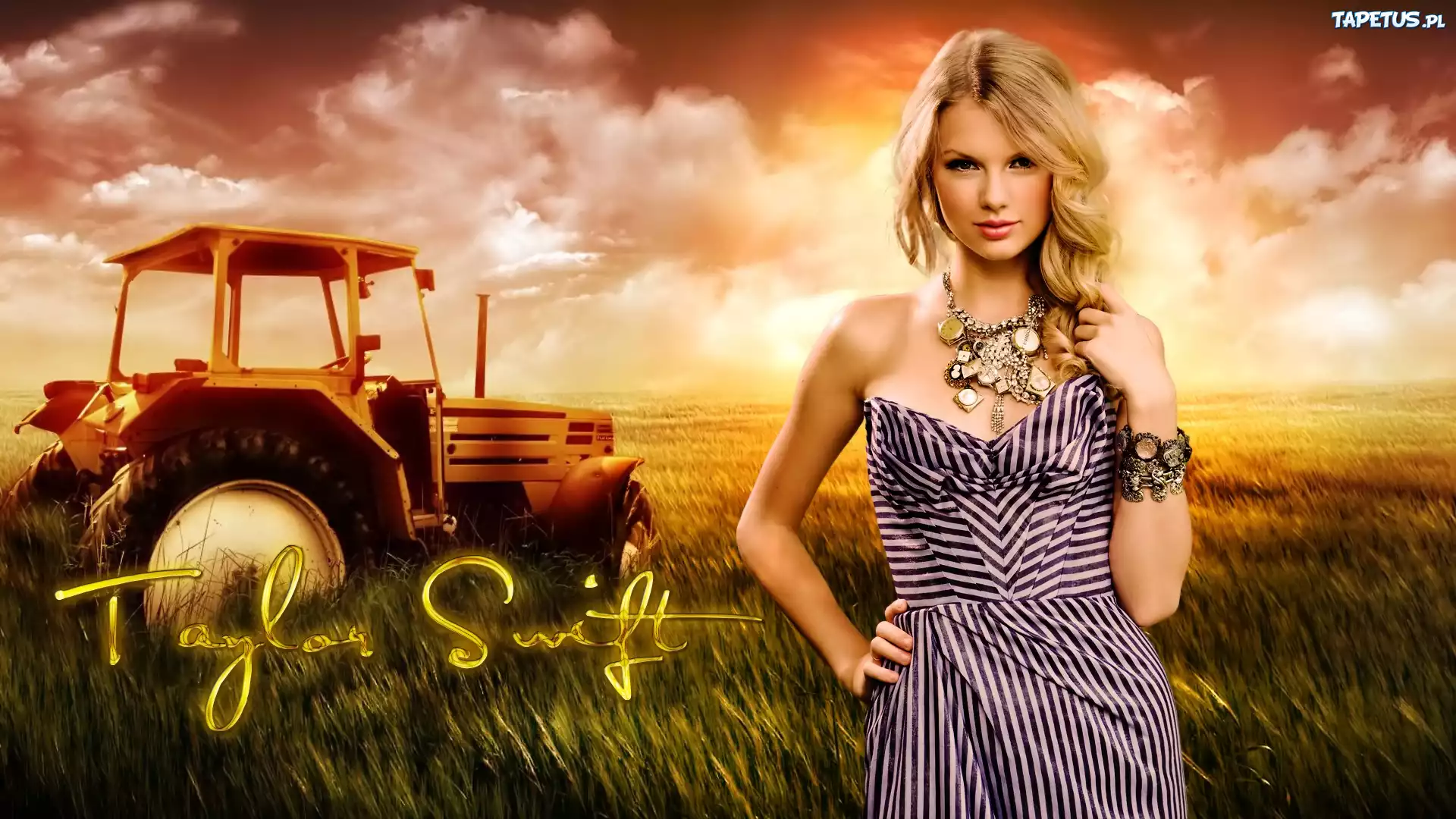 Taylor Swift, Naszyjnik, Biżuteria, Ciągnik rolniczy