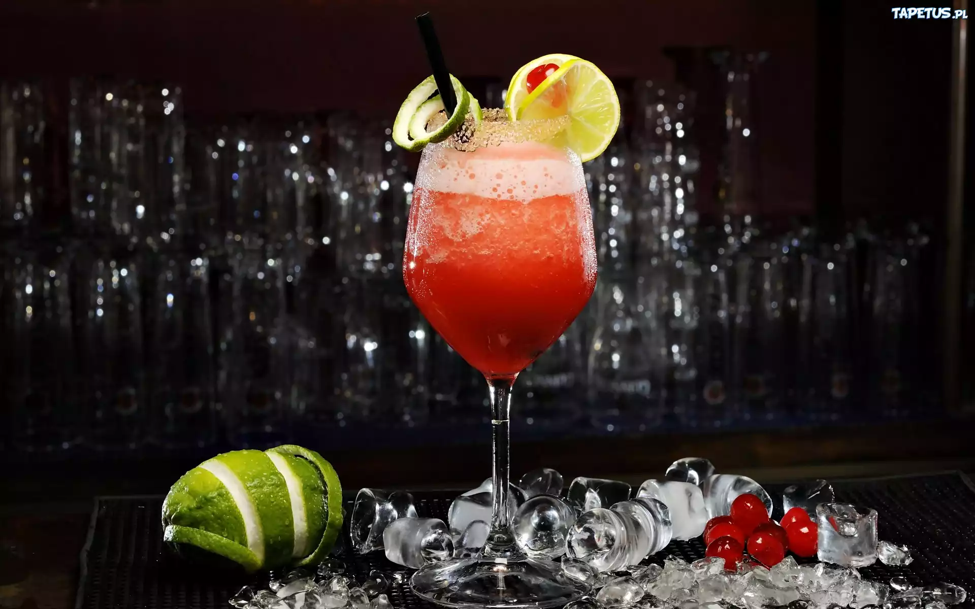 Drink, Owoce, Kostki, Lodu