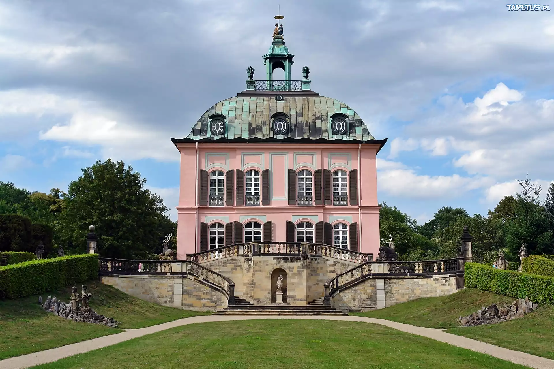 Moritzburg, Zamek, Fasanen, Park