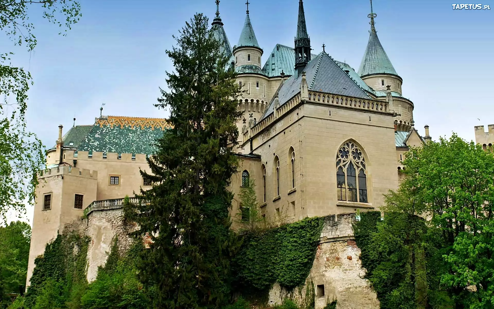 Bojnice, Zamek, Park