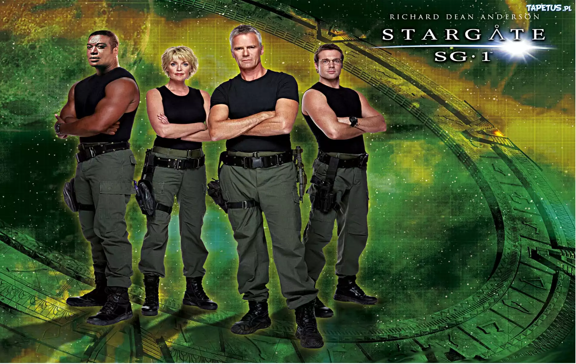 Gwiezdne Wrota, Stargate SG-1, Richard Dean Anderson, Amanda Tapping, Christopher Judge, Michael Shanks