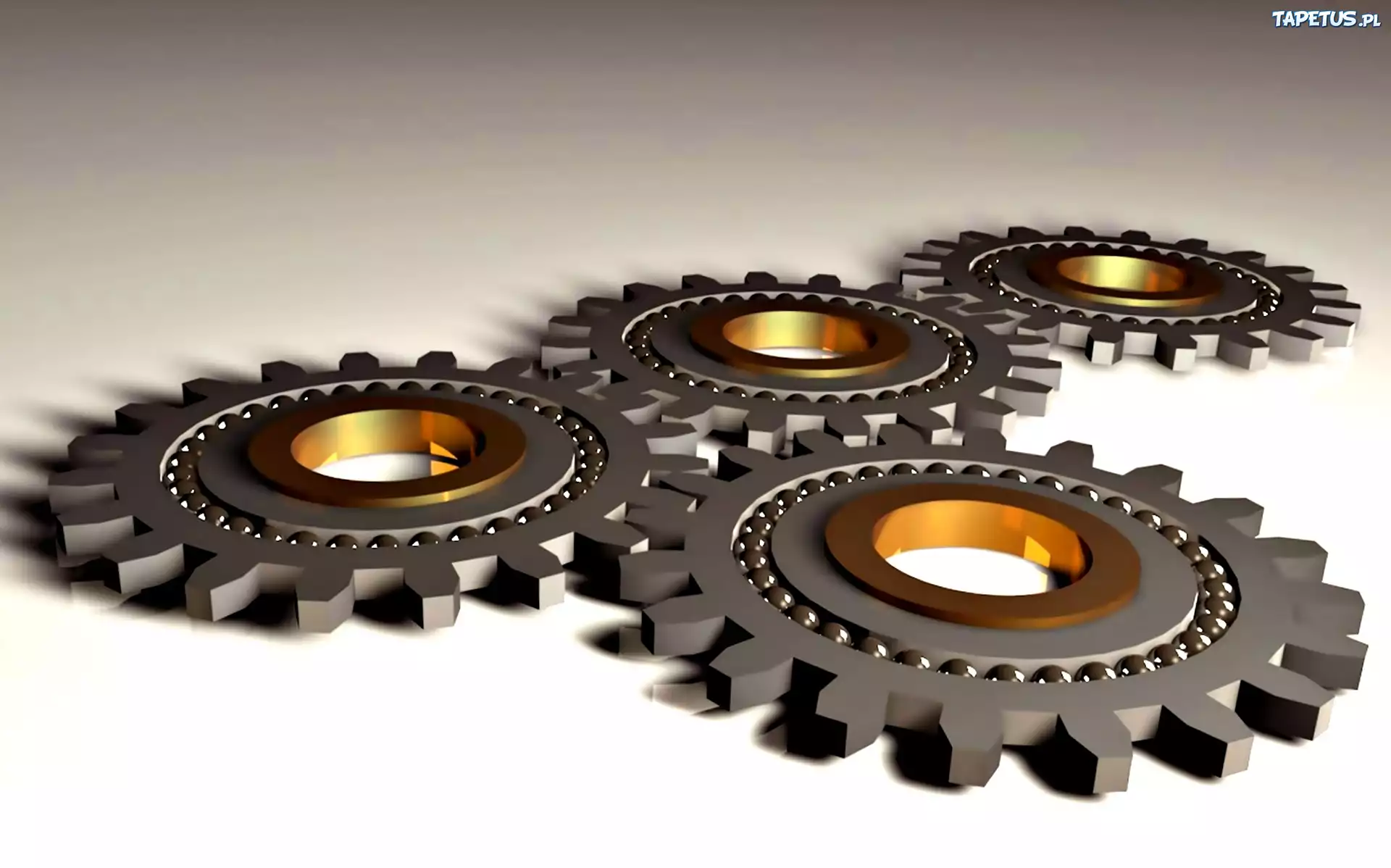 Koła zębate, Grafika wektorowa, Cinema 4d