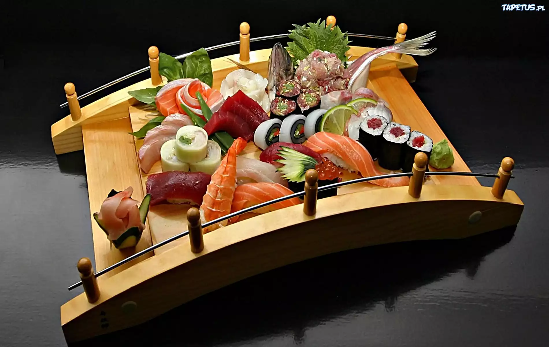 sushi, jedzenie, deska