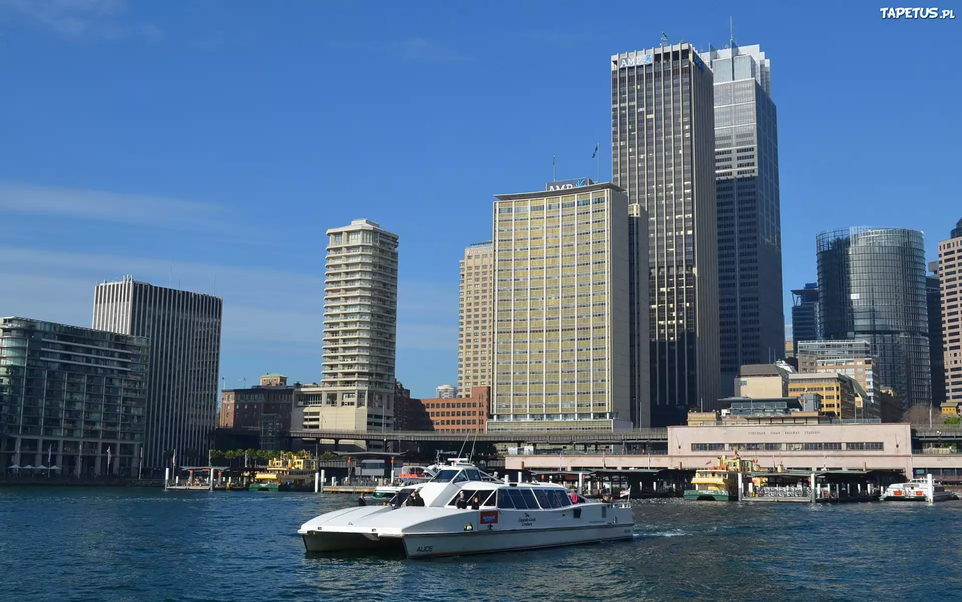 Australia, Sydney, Miasto, Łódź
