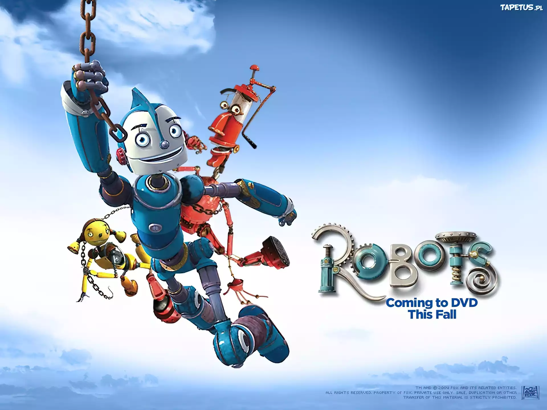 Roboty, niebo