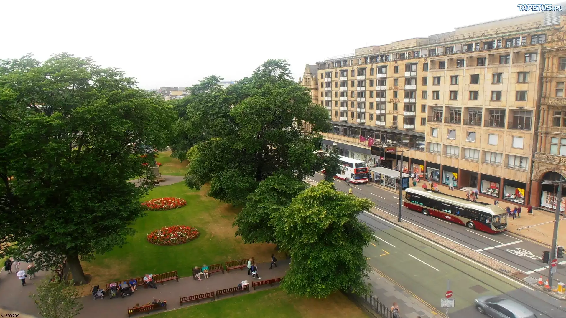 Edynburg, Ogród, Miasto