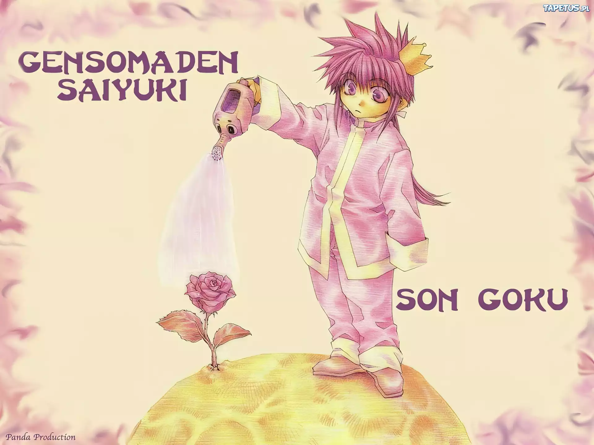 Saiyuki, son, goku, kwiat