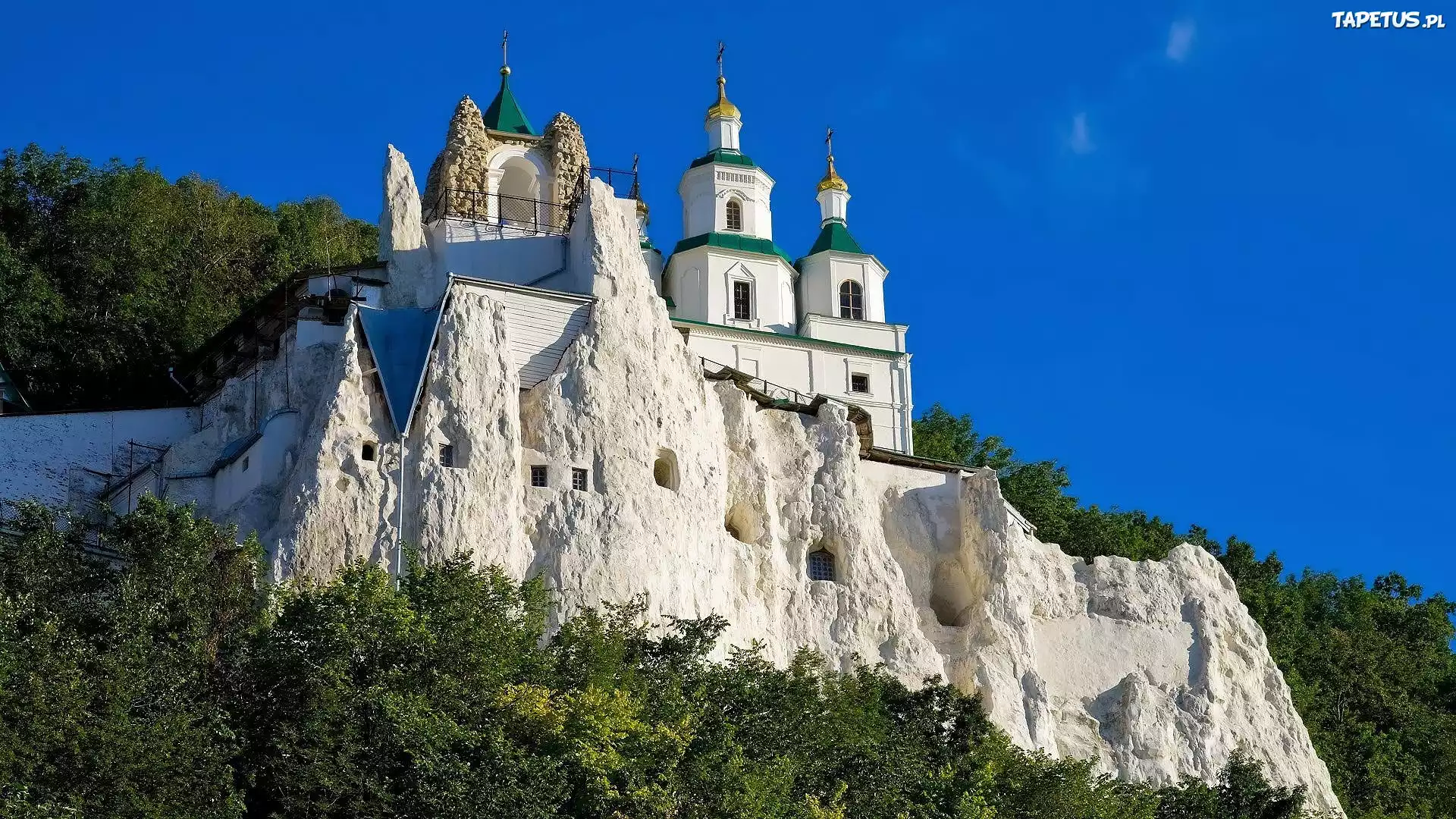 Ukraina, Ławra Świętogórska, Kredowa, Skała