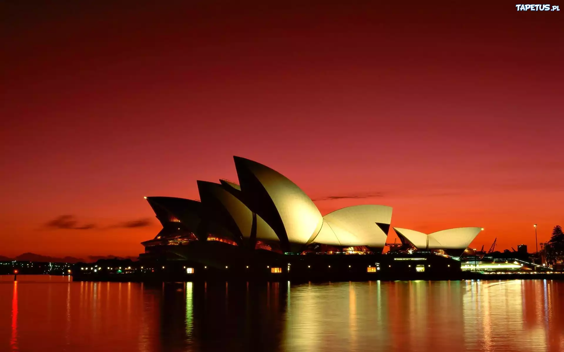 Opera w Sydney, Zachód Słońca