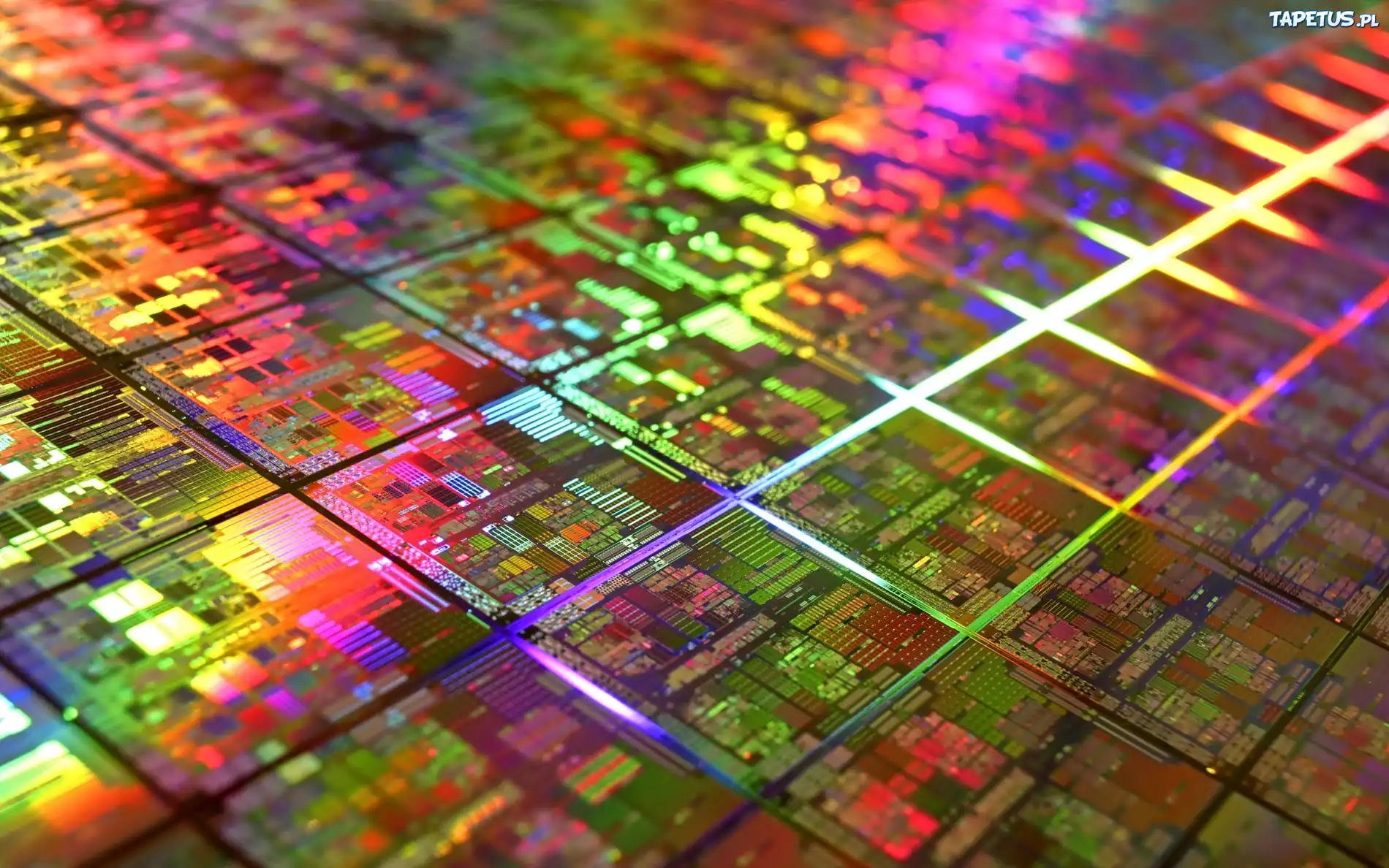 Hardware, Procesor, Wnętrze, Technologia, Elektronika, Kolorowe