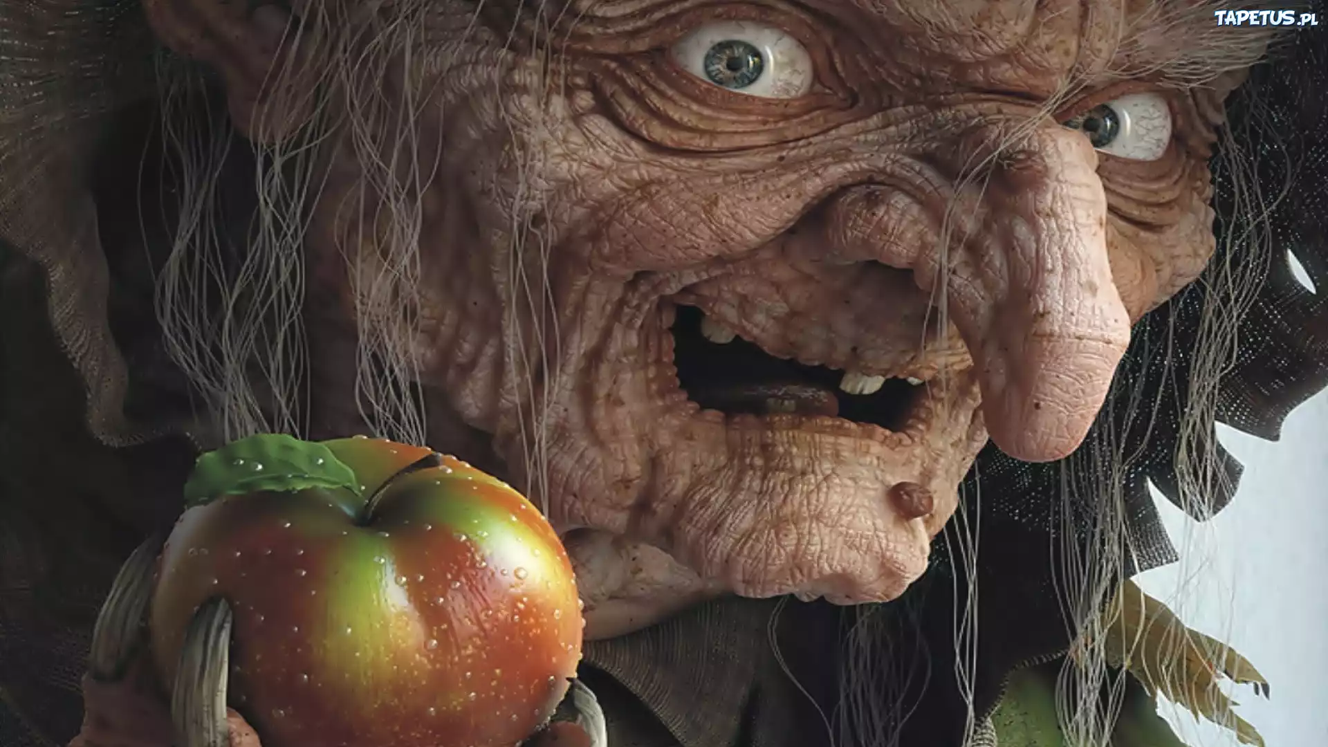 Halloween, Baba Jaga, Jabłko