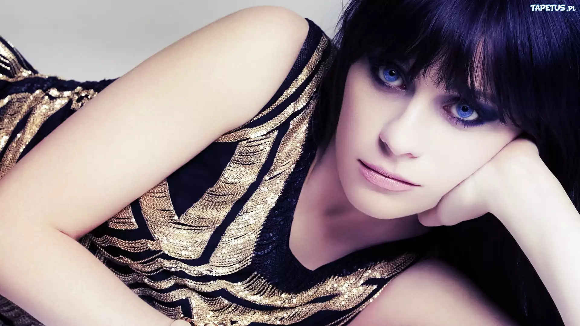 Aktorka, Zooey, Deschanel, Zbliżenie