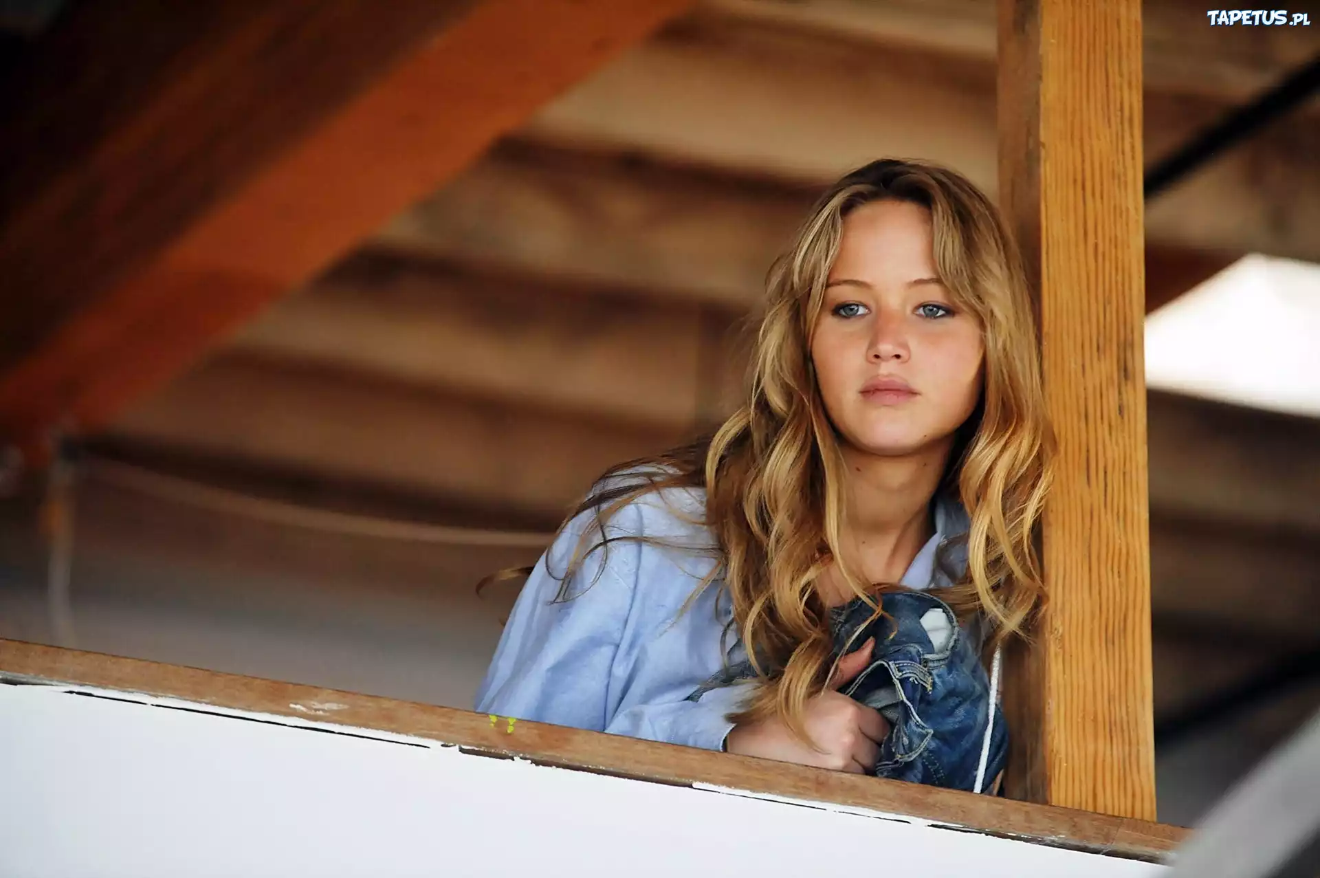 Jennifer, Lawrence, Aktorka, Taras, Rozmycie