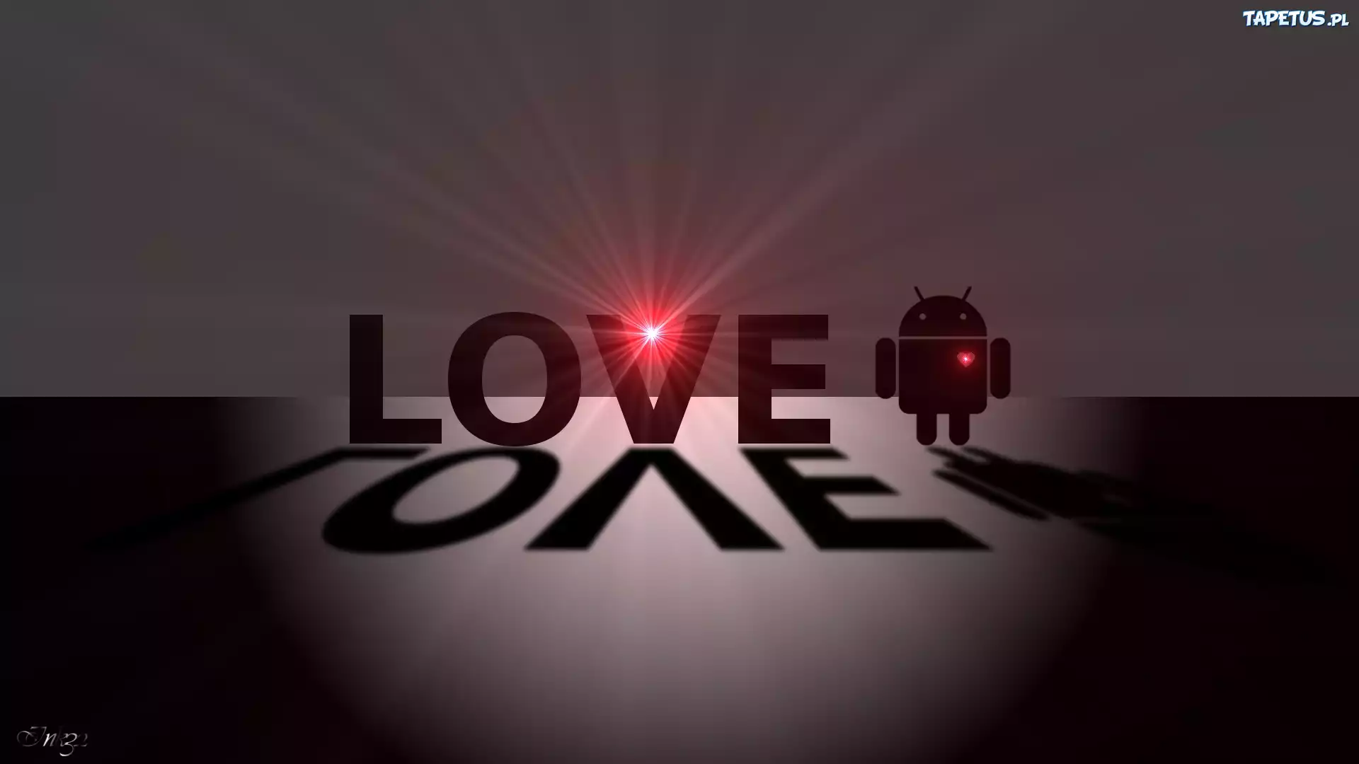 Android, Napis, Miłość