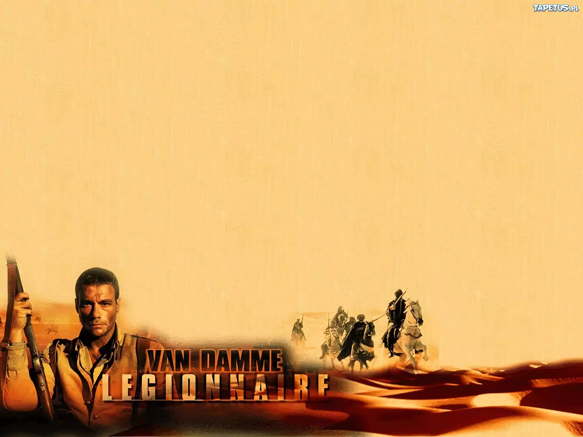 Jean Claude Van Damme,broń, pustynia