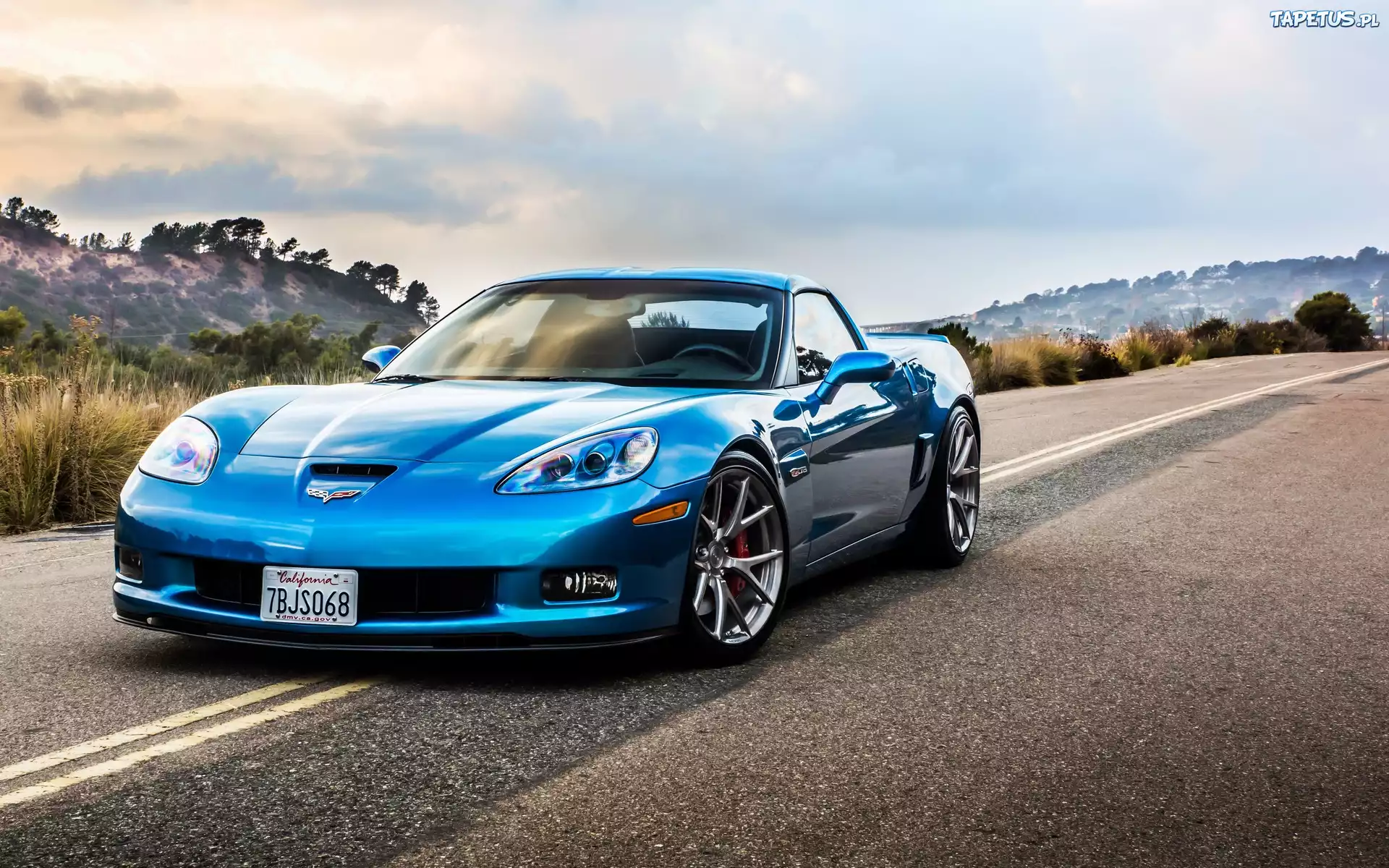Chevrolet, Corvette, Droga, Góry