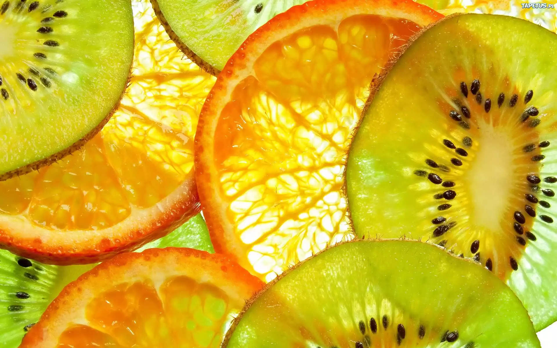 Pomarańcza, Kiwi, Owoce