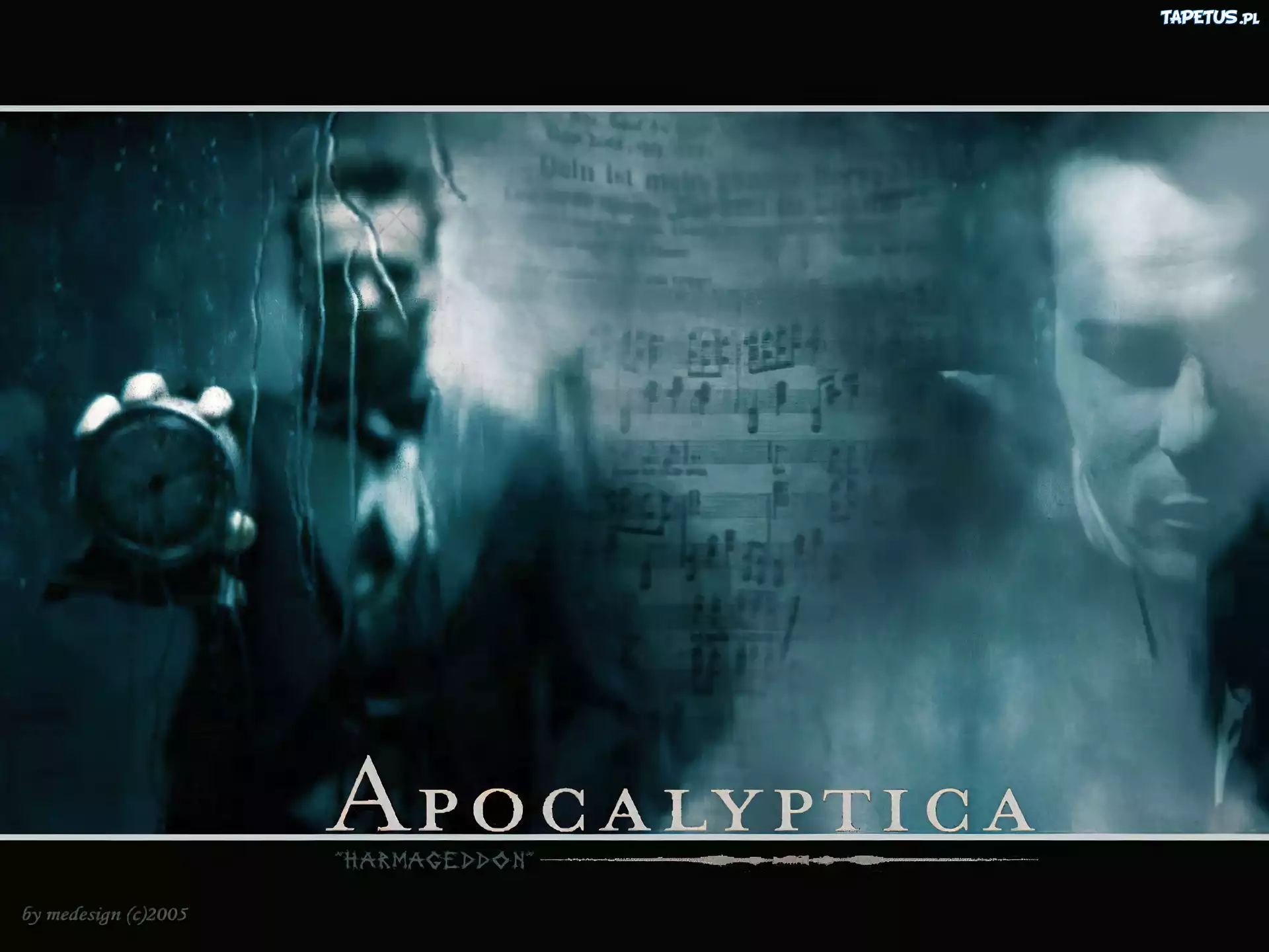 Apocalyptica,nuty, twarz