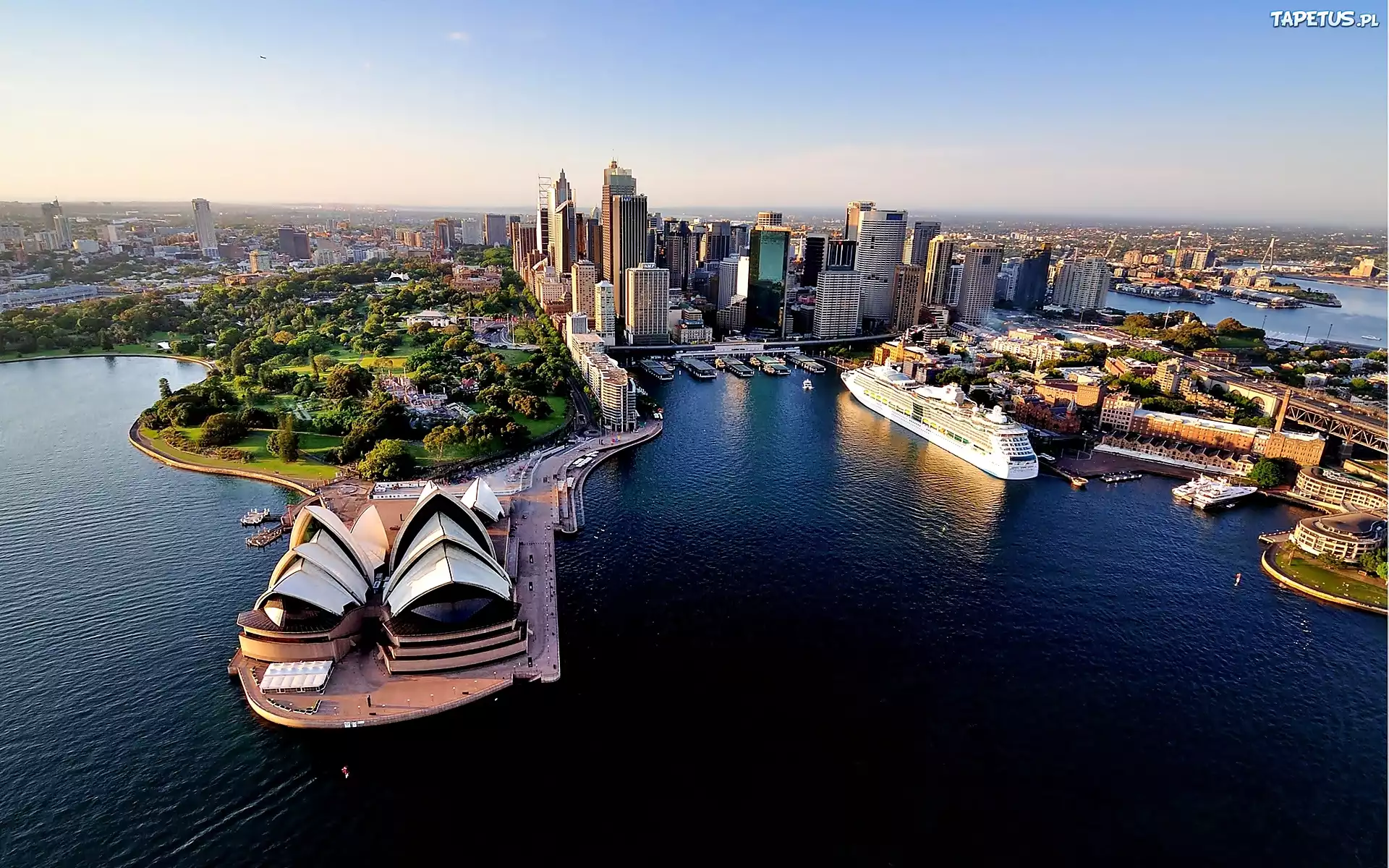 Australia, Sydney, Opera, Z lotu ptaka