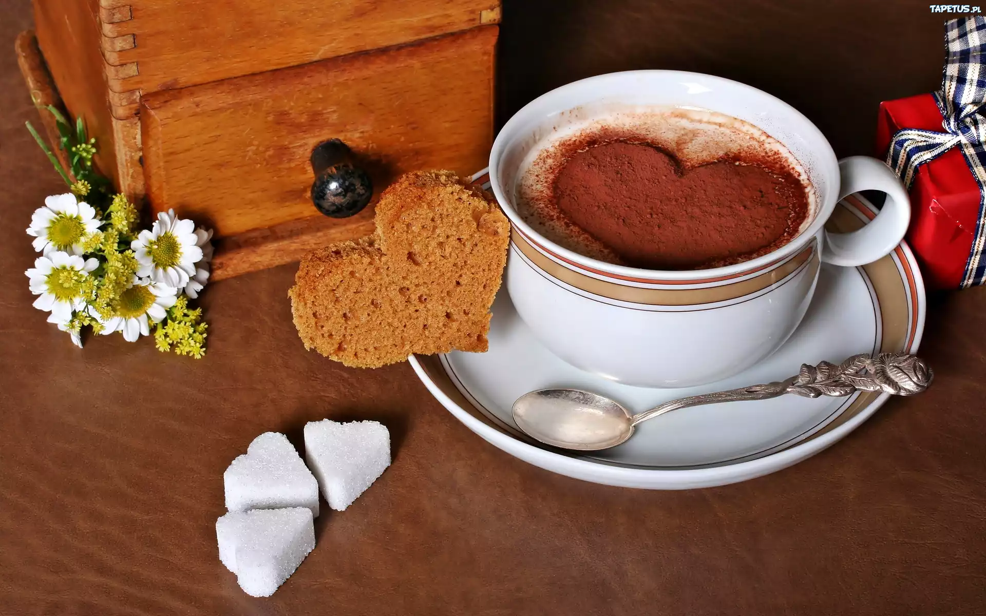 Kawa, Cappuccino, Ciasteczko