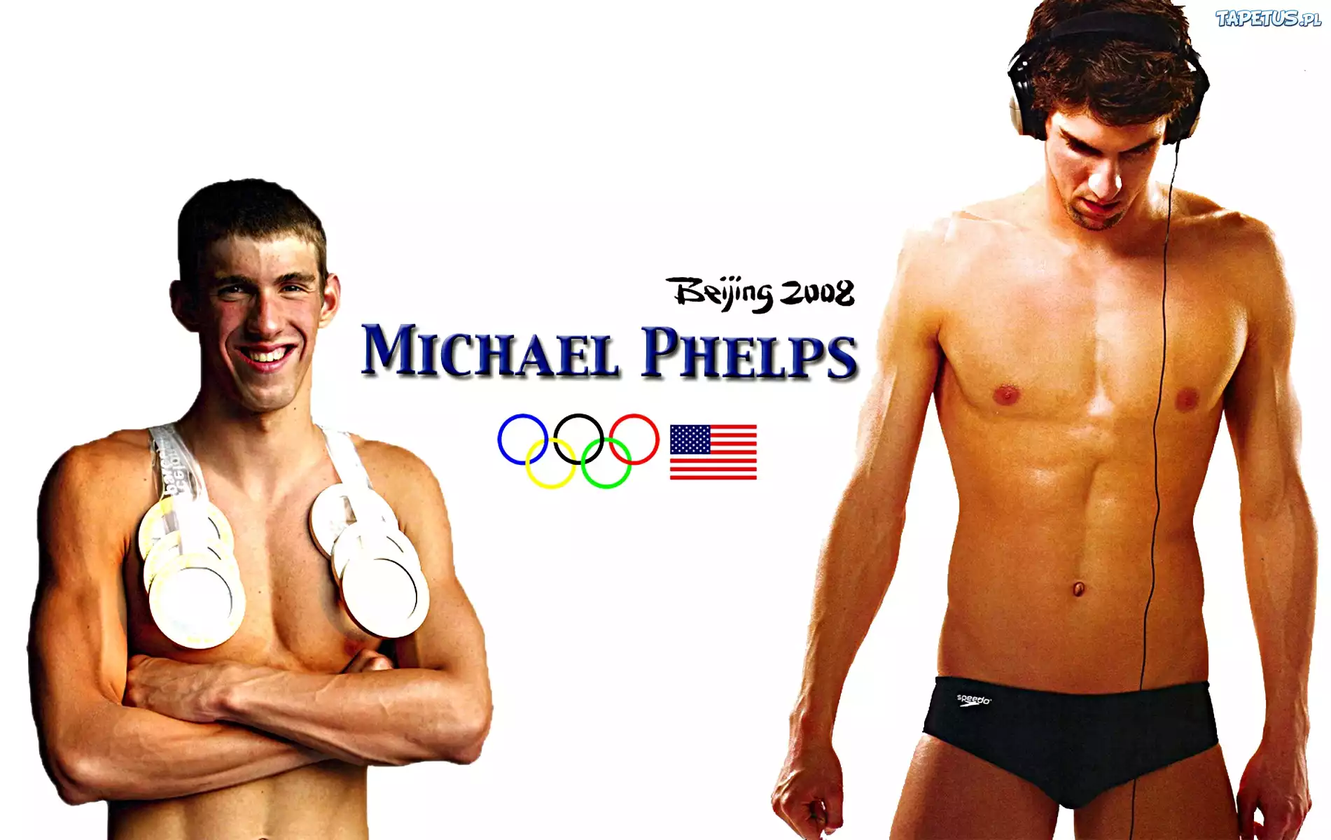 Michael Phelps, pływanie, sport, olimpiada, Pekin 2008