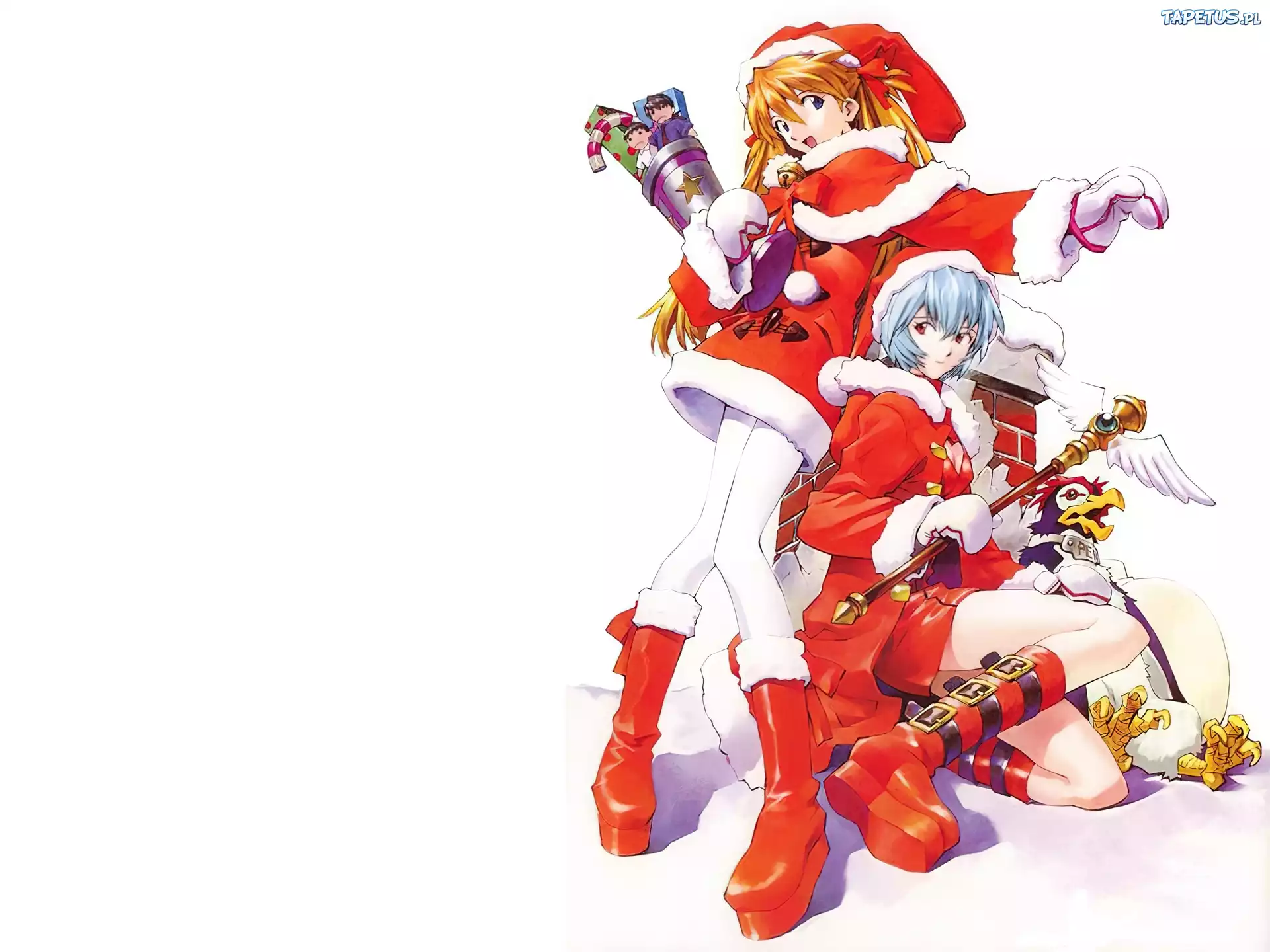 Neon Genesis Evangelion, kobiety, komin