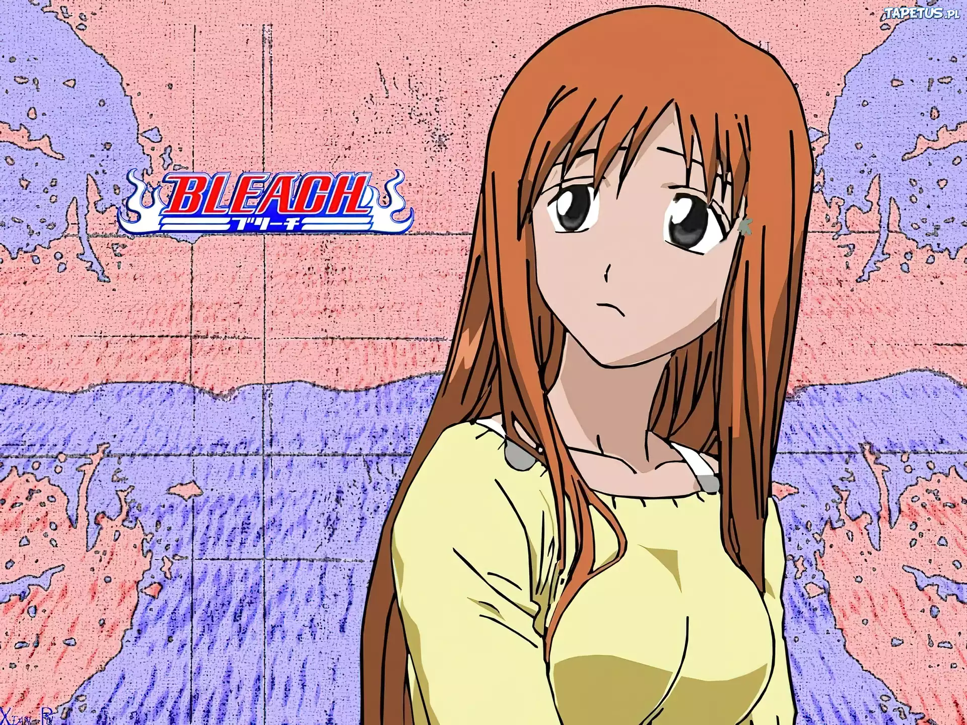 Bleach, dziewczyna, napis