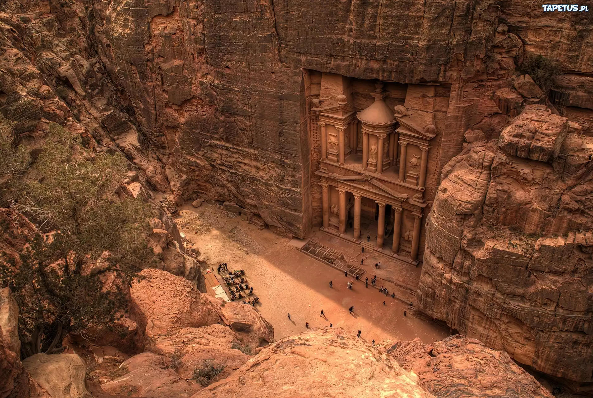 Ruiny, Petra, Jordania