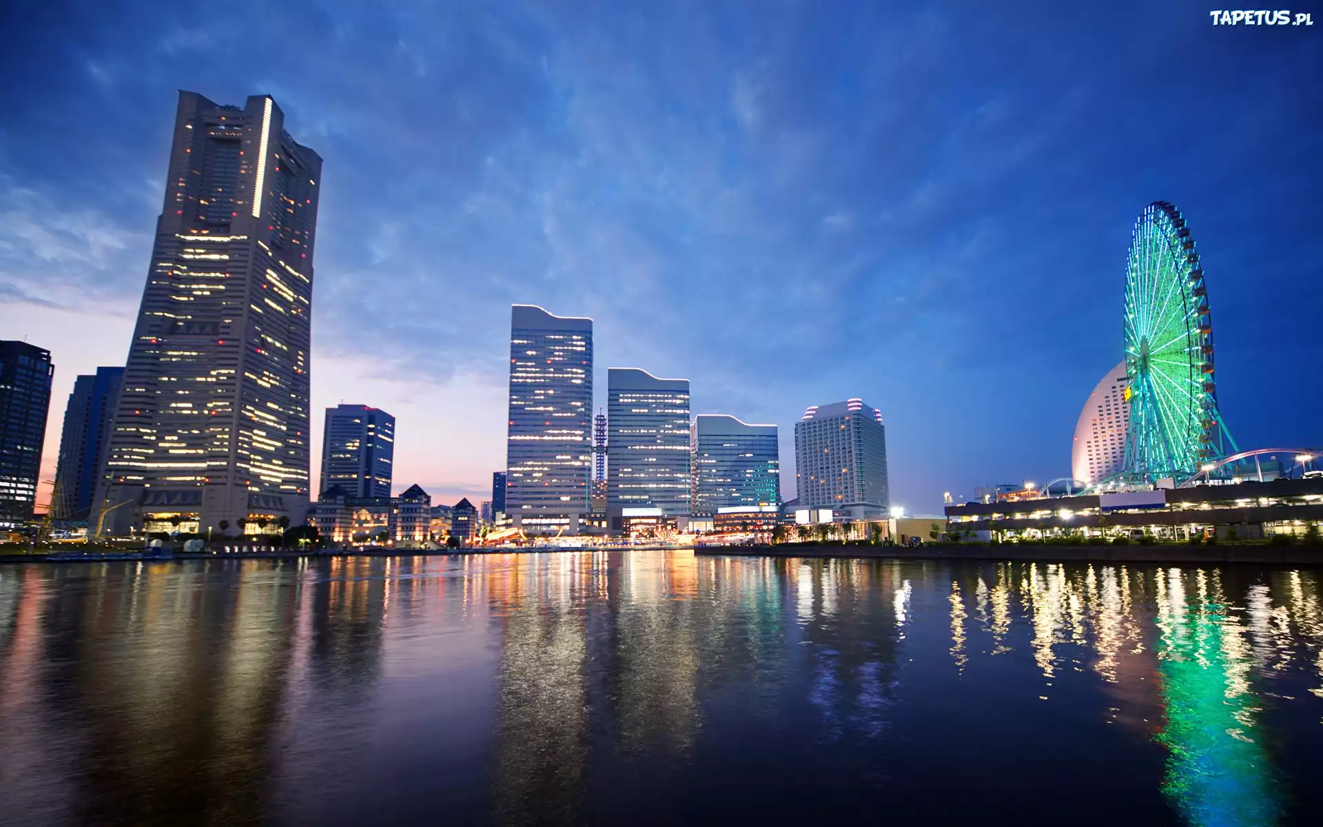 Japonia, Yokohama, Azja, Drapacze chmur