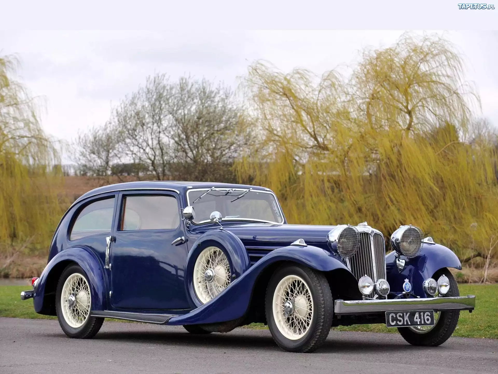 Zabytkowy, Jaguar, SS, Airline, 1936