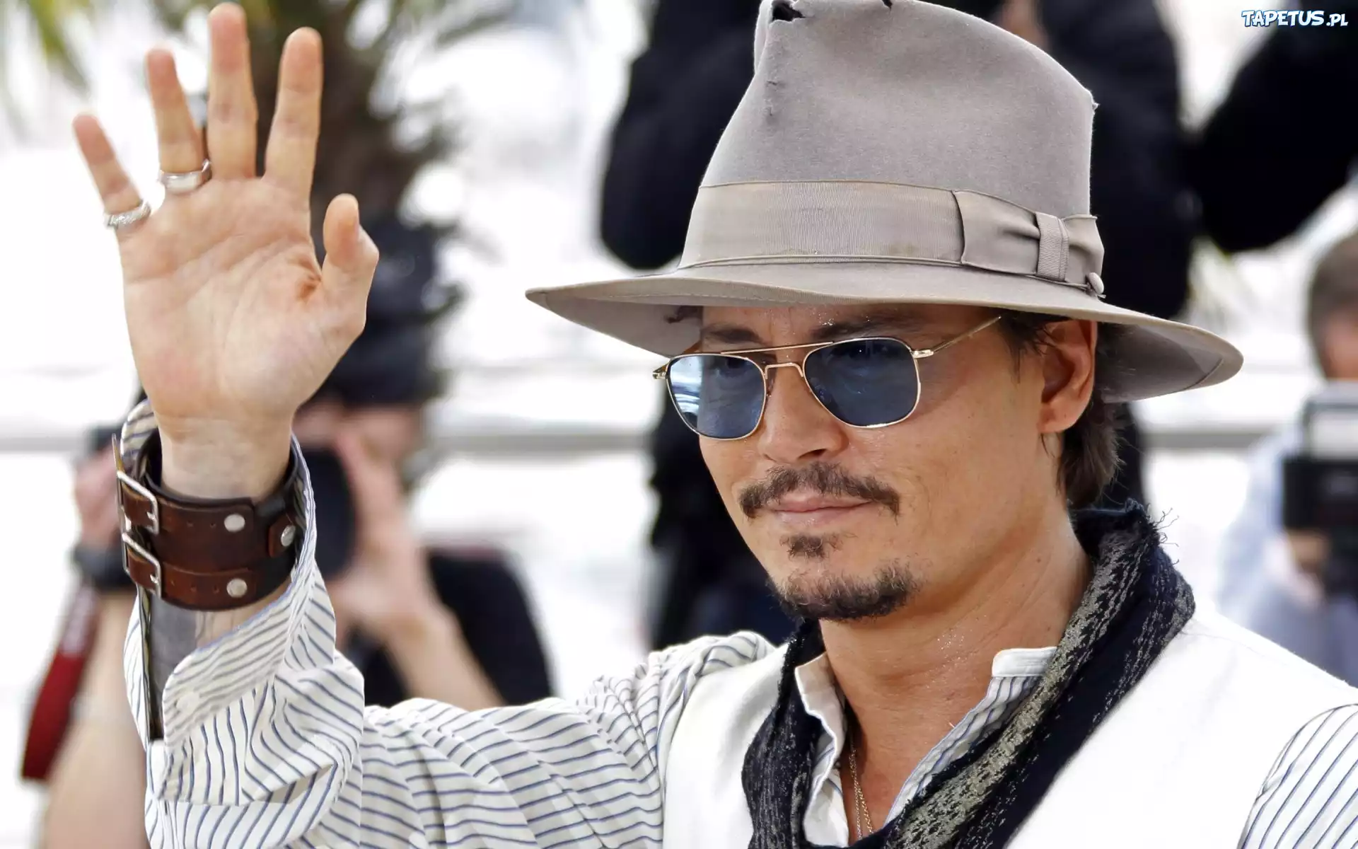 Mężczyzna, Aktor, Johnny Depp, Okulary, Kapelusz