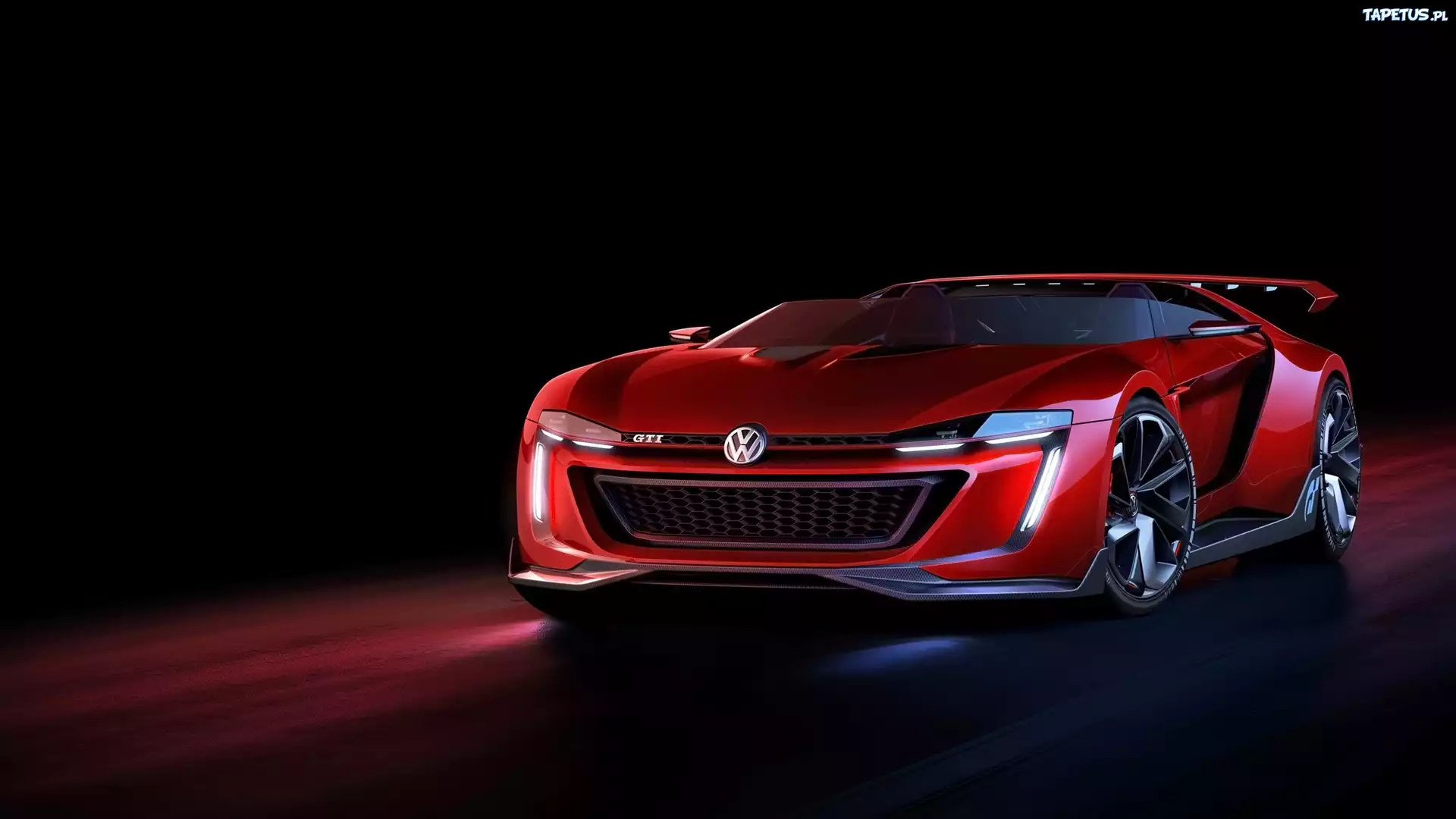 Volkswagen, Gt, Roadster, Czerwony