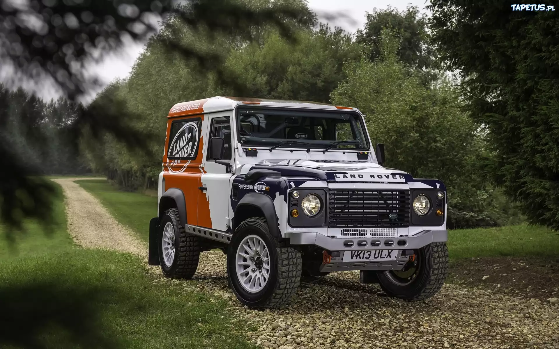 Droga, Las, Land, Rover