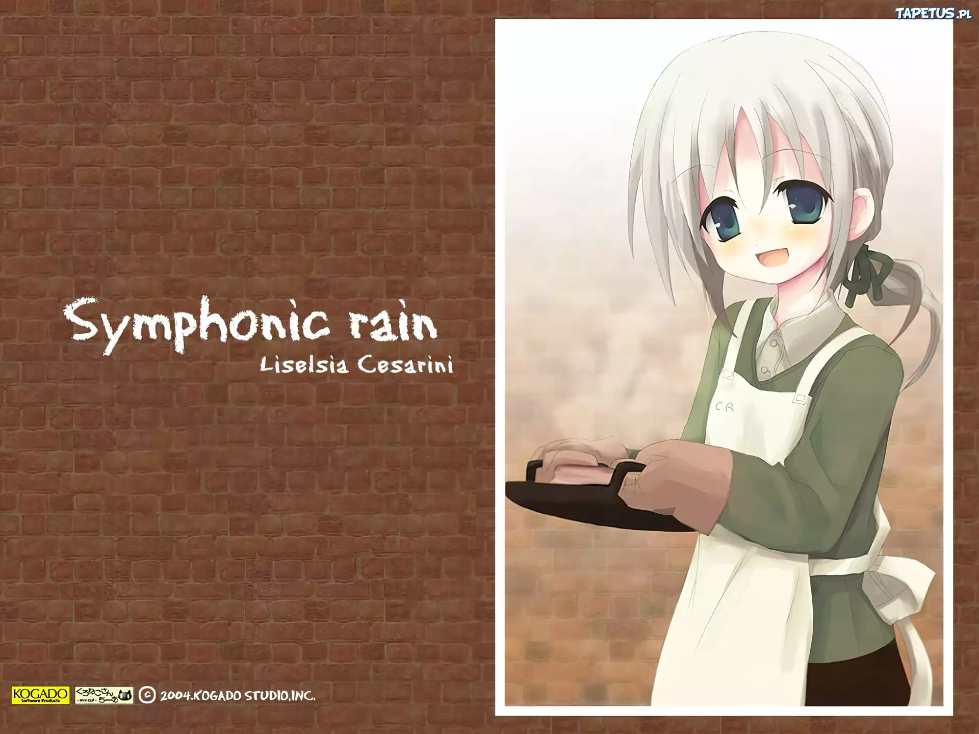 Symphonic Rain Siwe Wlosy Fartuch