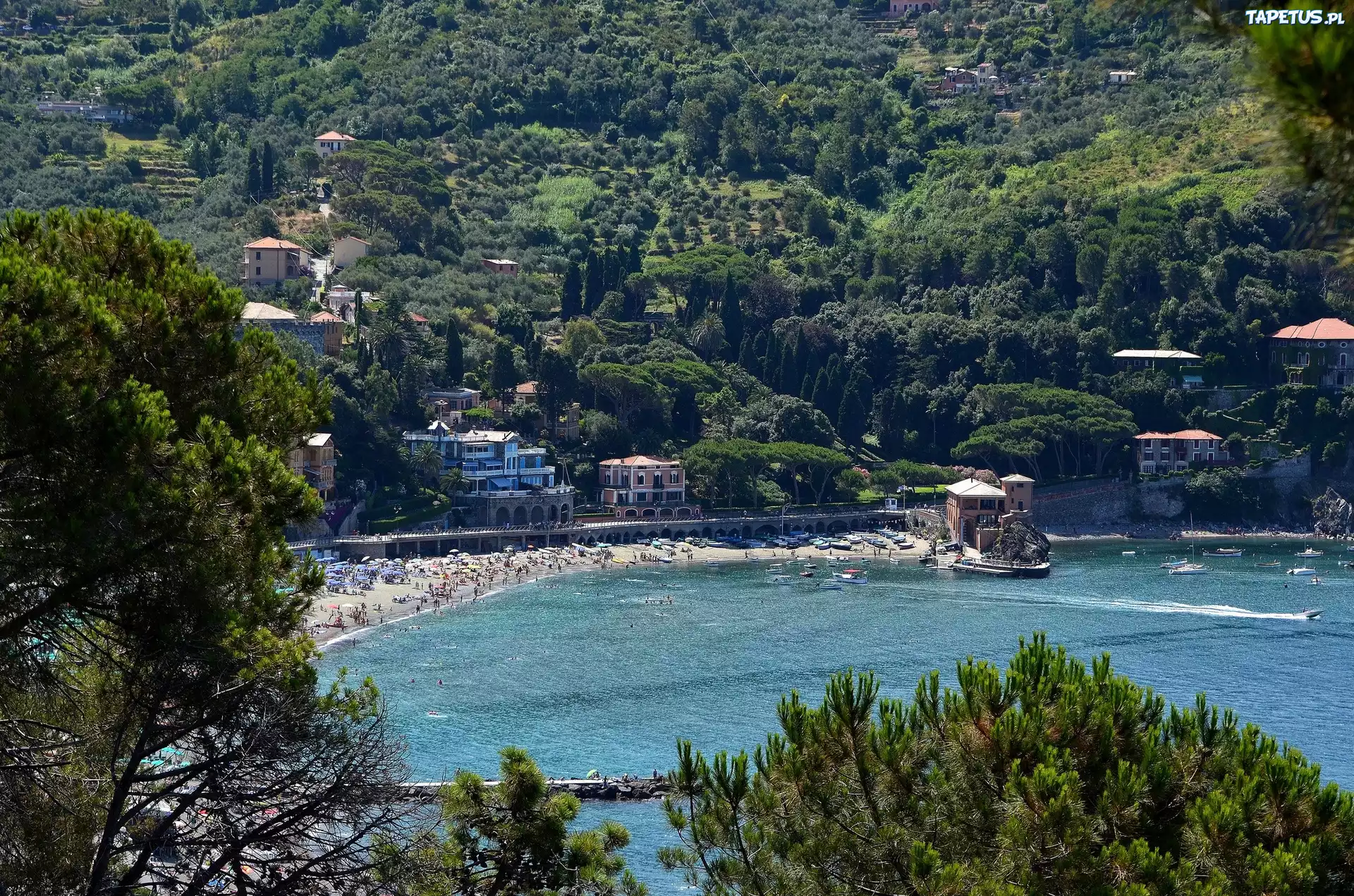 Góry, Plaża, Morze