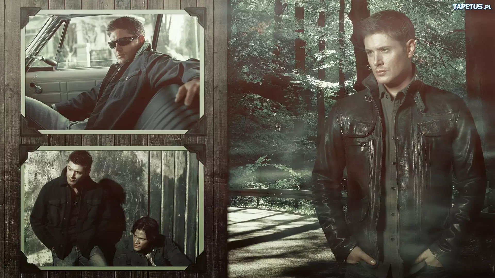Jensen Ackles, Jared Padalecki, Las, Wnętrze, Samochodu