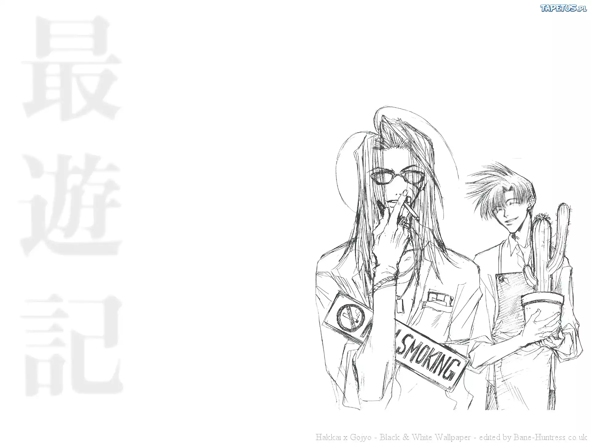 Saiyuki, kaktus, papieros