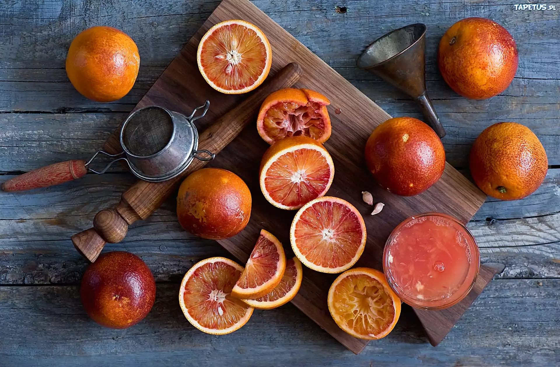Owoce, Grejpfruty, Czerwone