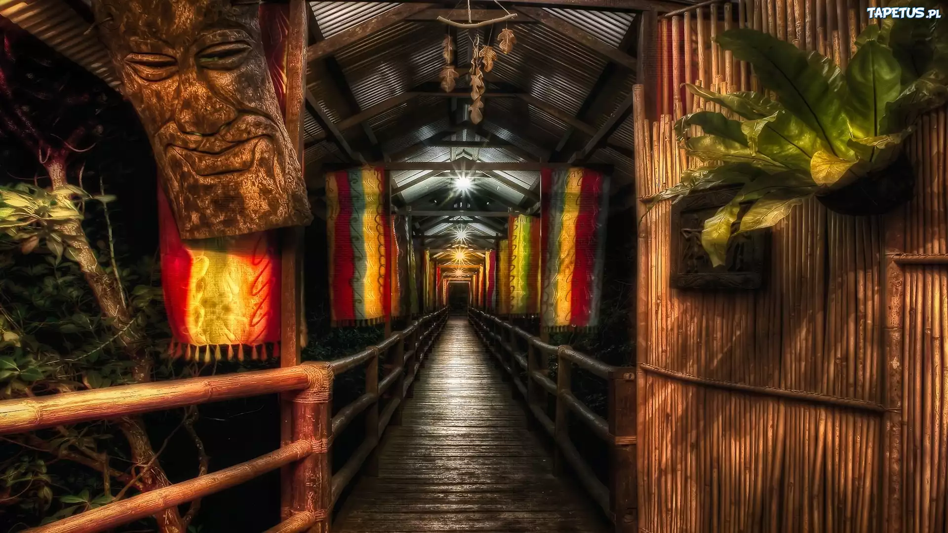 Tiki, Bar, Wejście