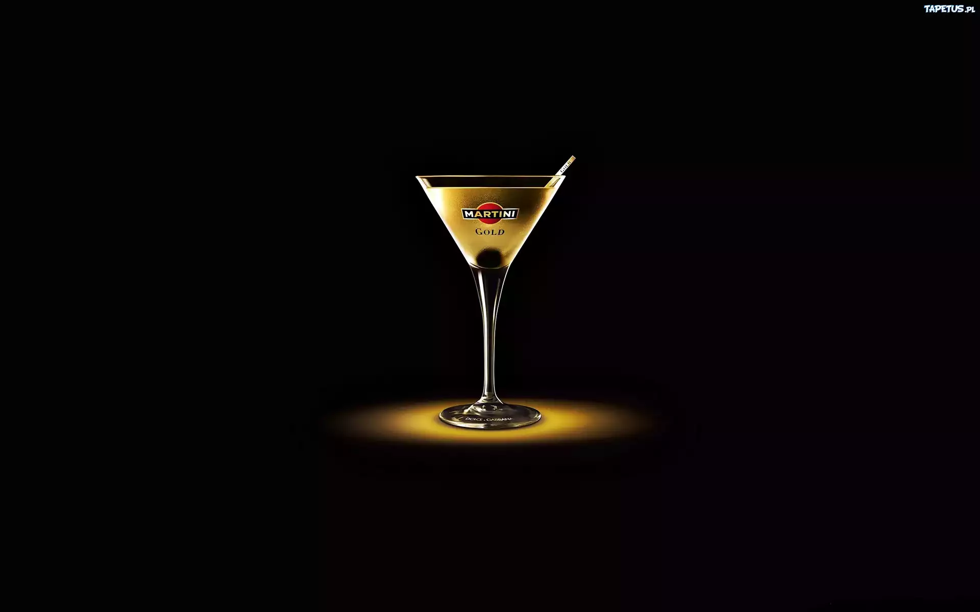 Kieliszek, Martini, Czarne, Tło