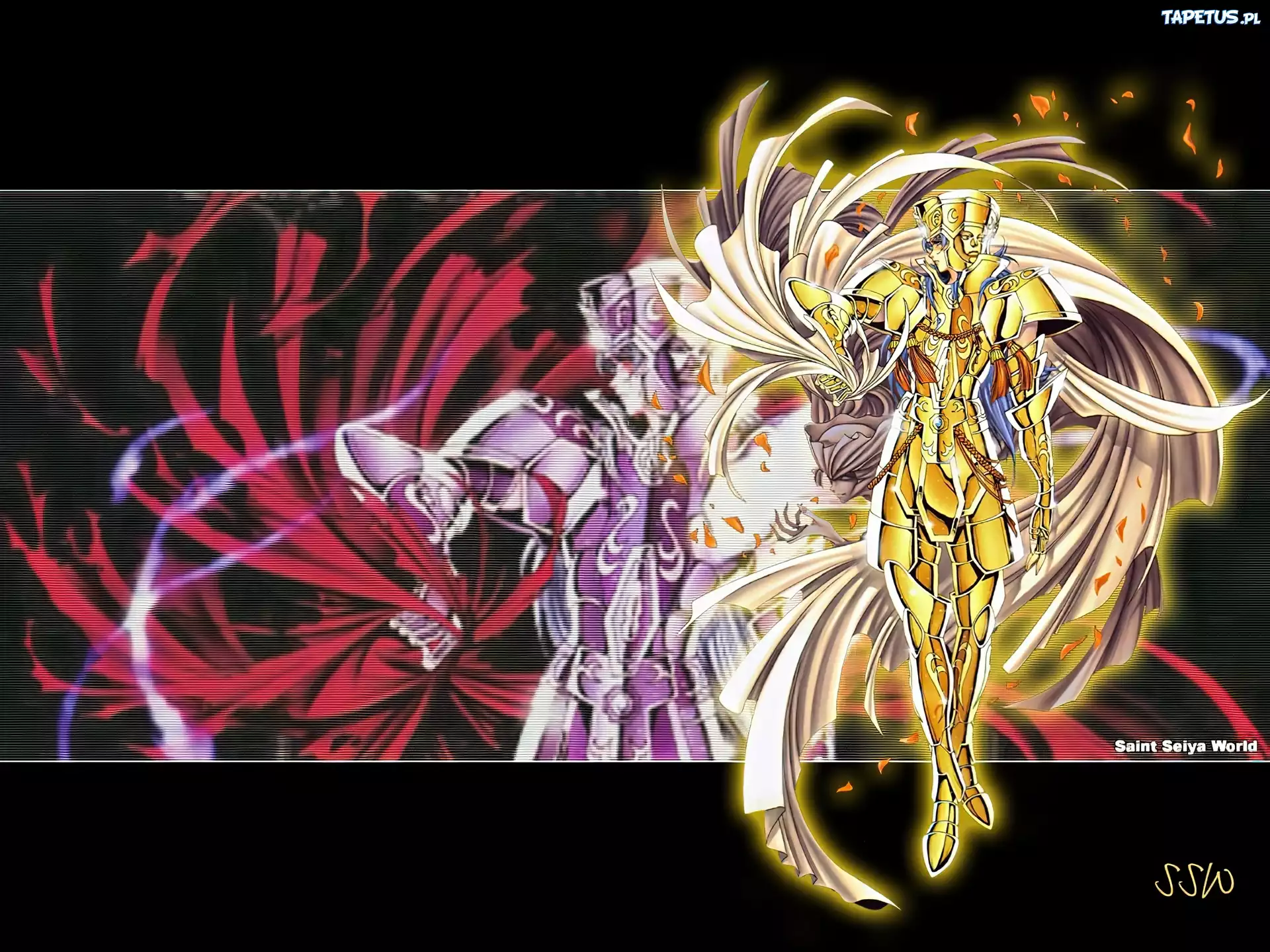 Saint Seiya, postać, twarze, złoto